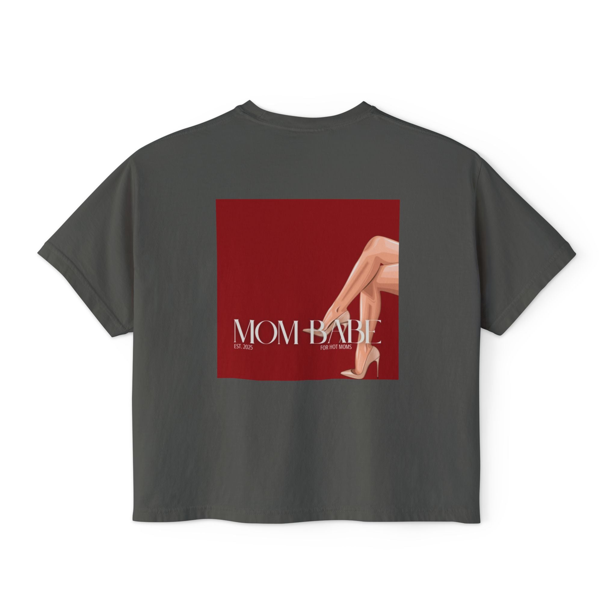 Mom Babe For Hot Moms - Beige Heels Graphic Tee