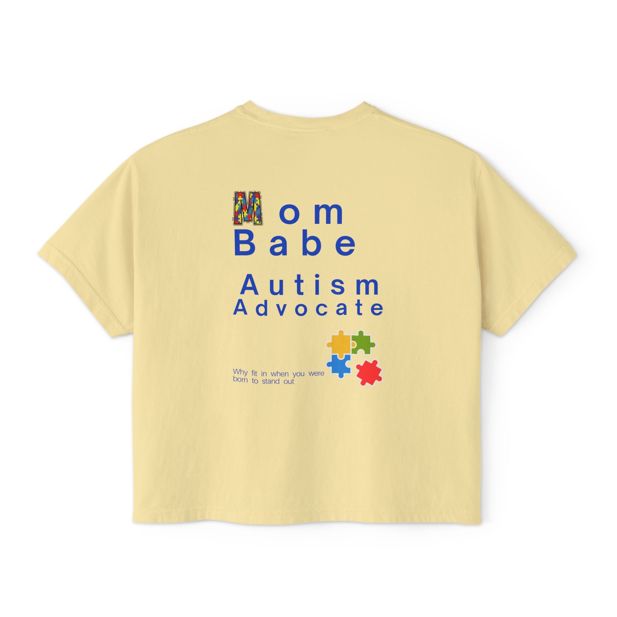 Mom Babe Autism Advocate - Graphic Tee