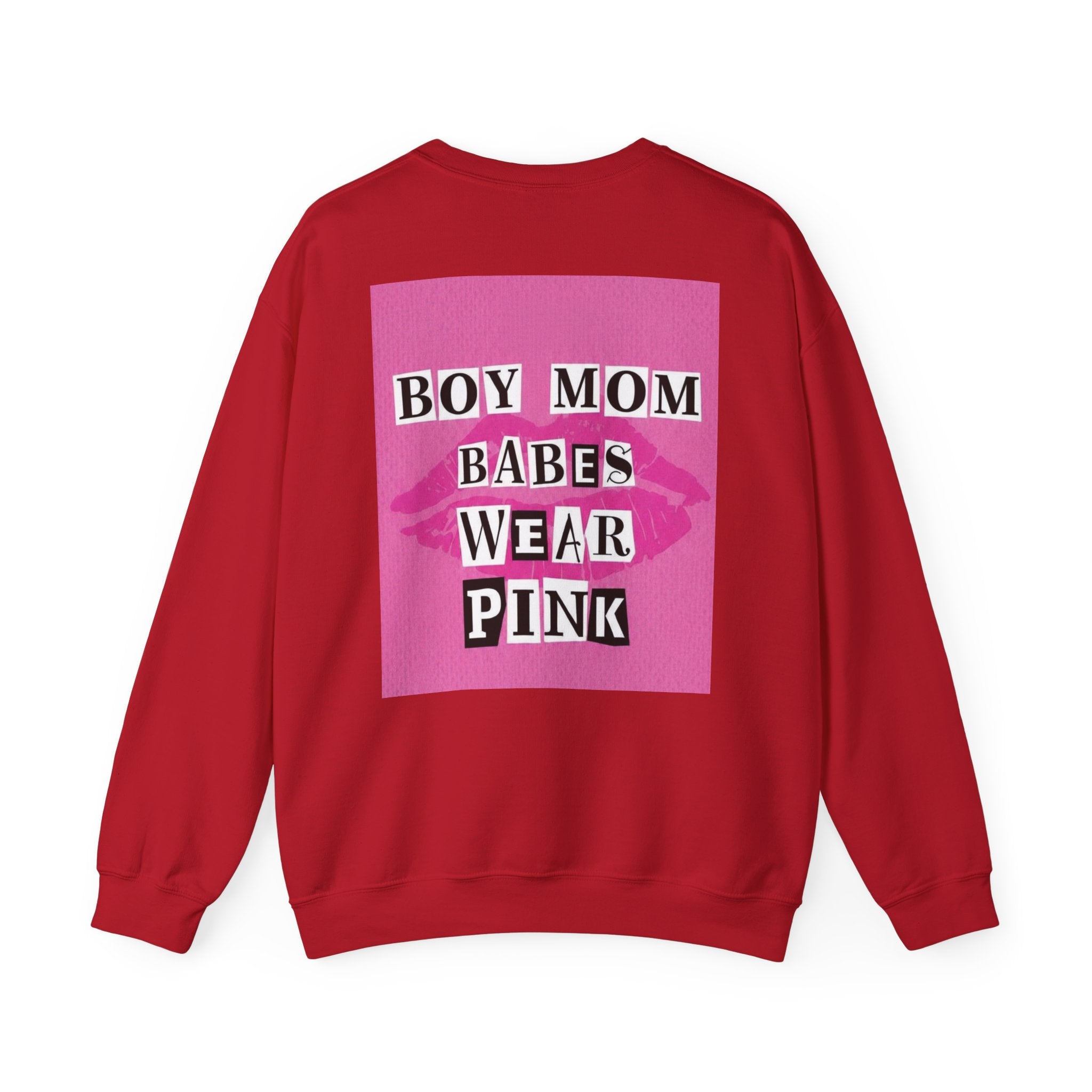 Boy Mom Babes Wear Pink - Graphic Sweatshirt