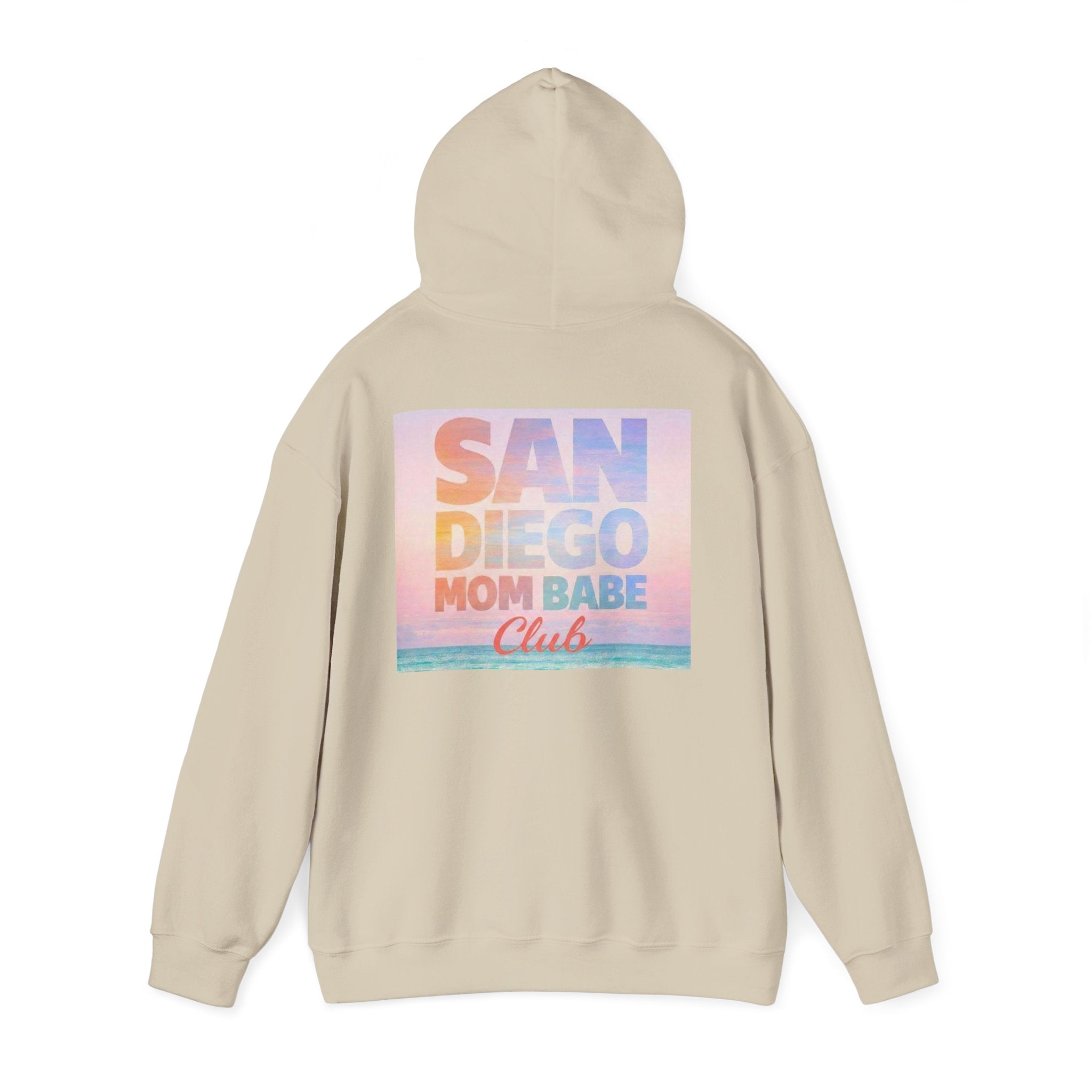 San Diego Mom Babe Club — Beach Graphic Hoodie