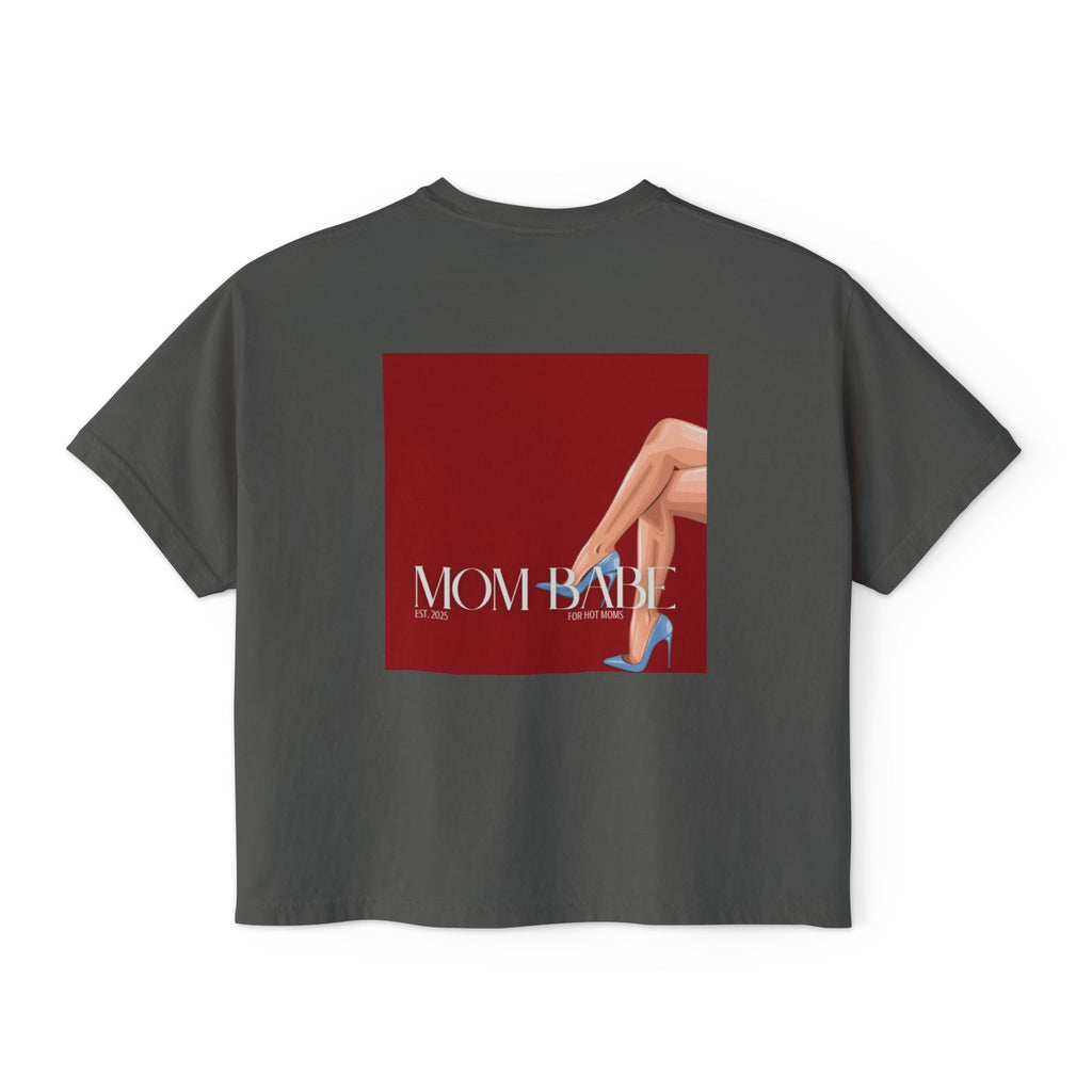 Mom Babe For Hot Moms - Blue Heels Graphic Tee