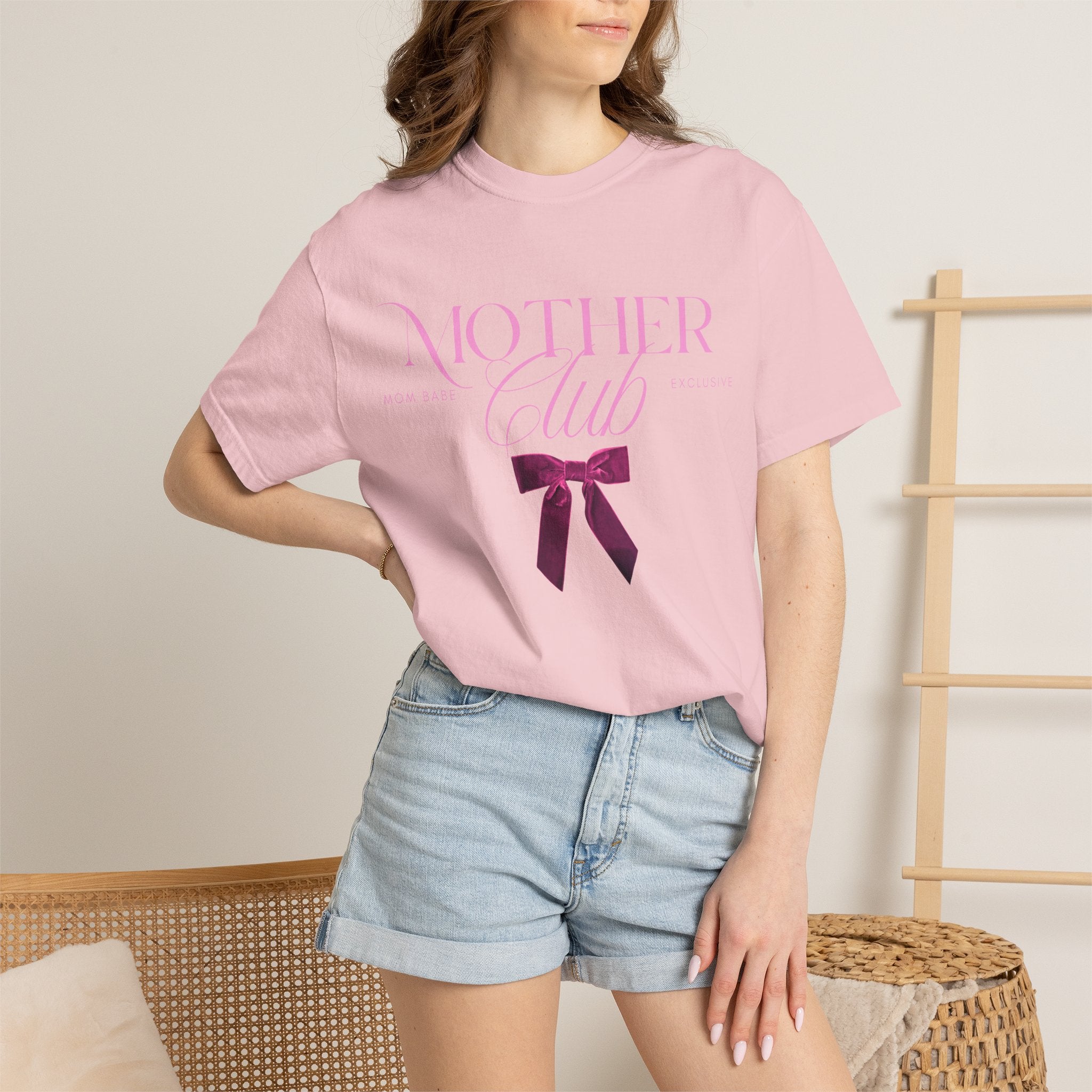 Mother Club Mom Babe Exclusive Tee - Petal