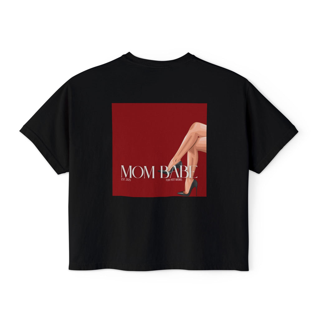 Mom Babe For Hot Moms - Black Heels Graphic Tee