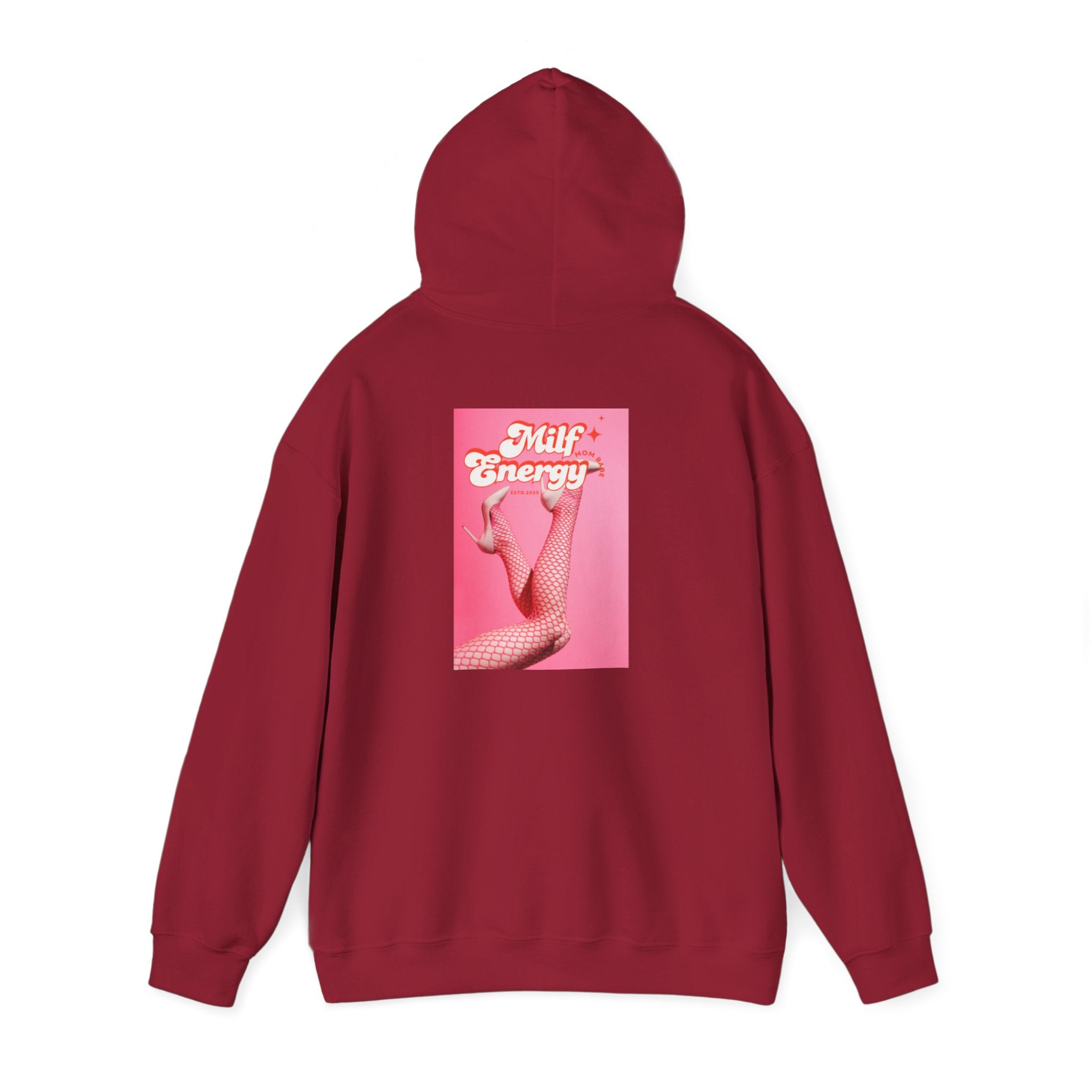 MILF Energy Mom Babe — Fishnet Graphic Hoodie