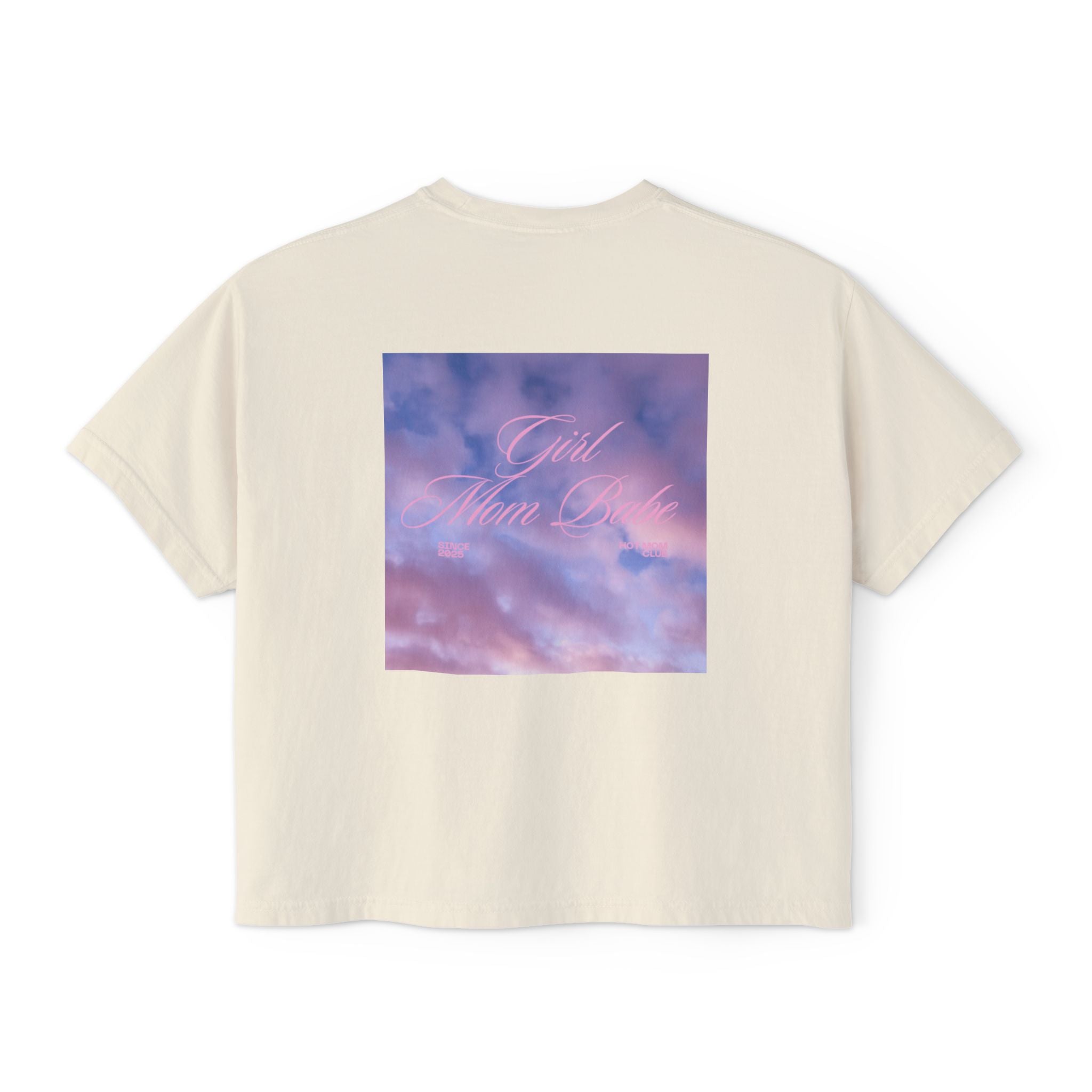 Girl Mom Babe - Cloudy Graphic Tee