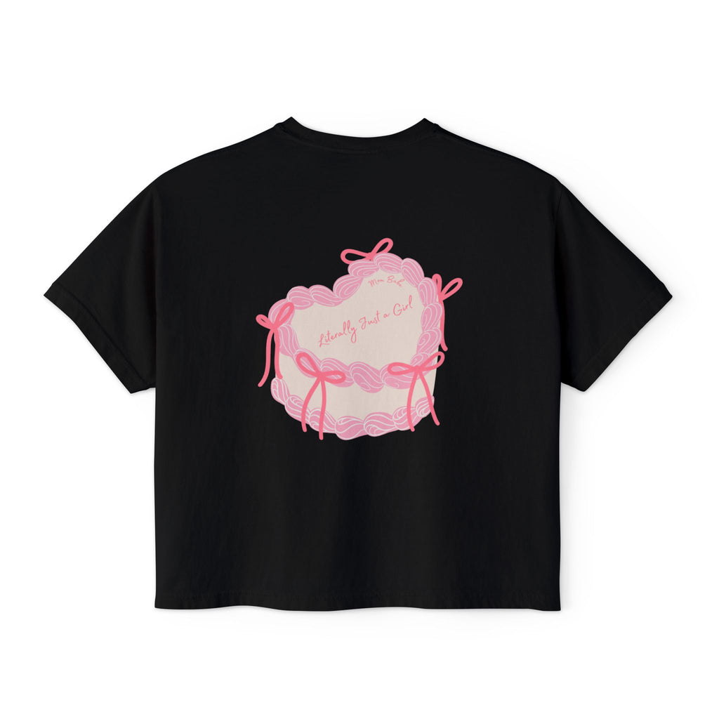 Mom Babe Literally Just a Girl - Cake Graphic Tee