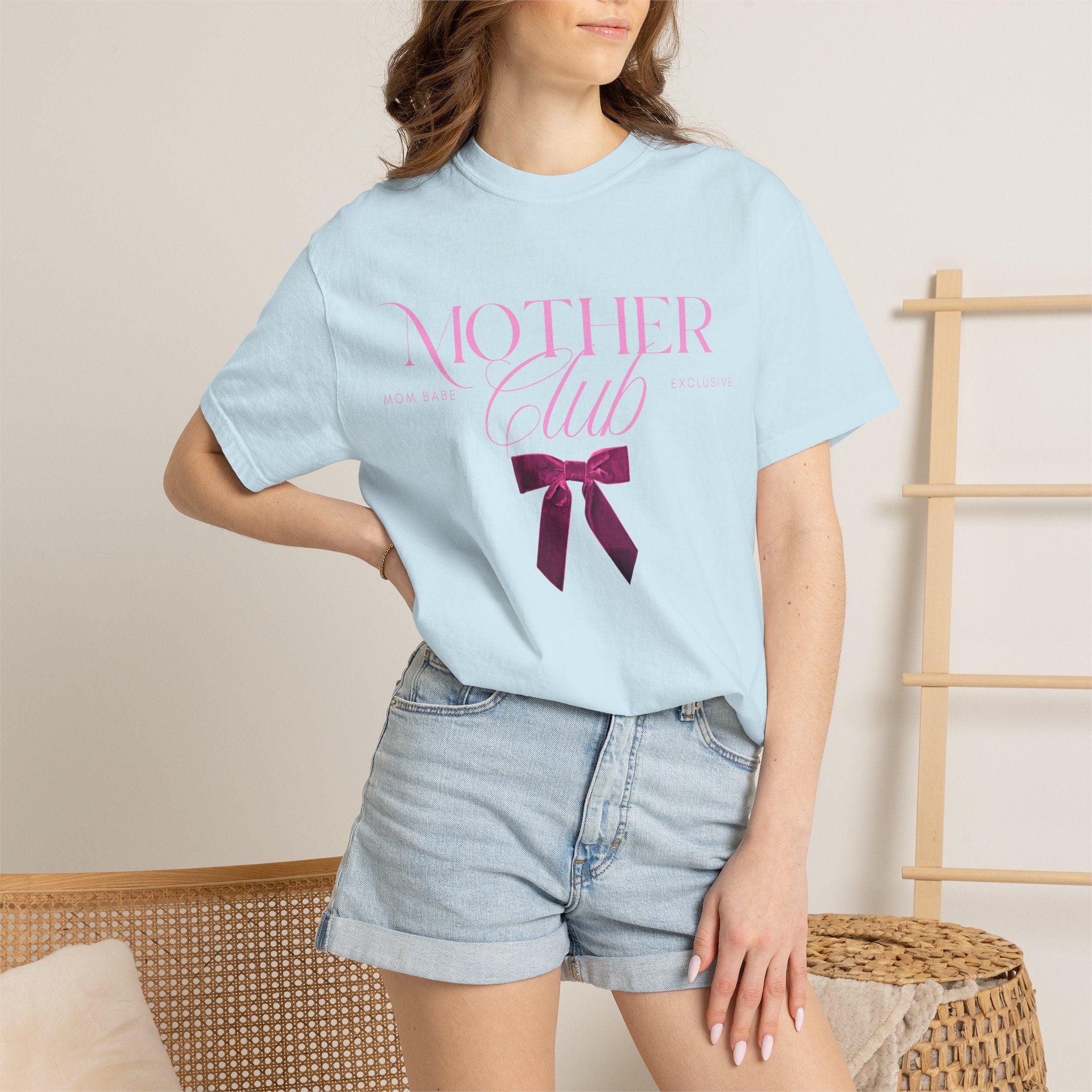 Mother Club Mom Babe Exclusive Tee - Petal