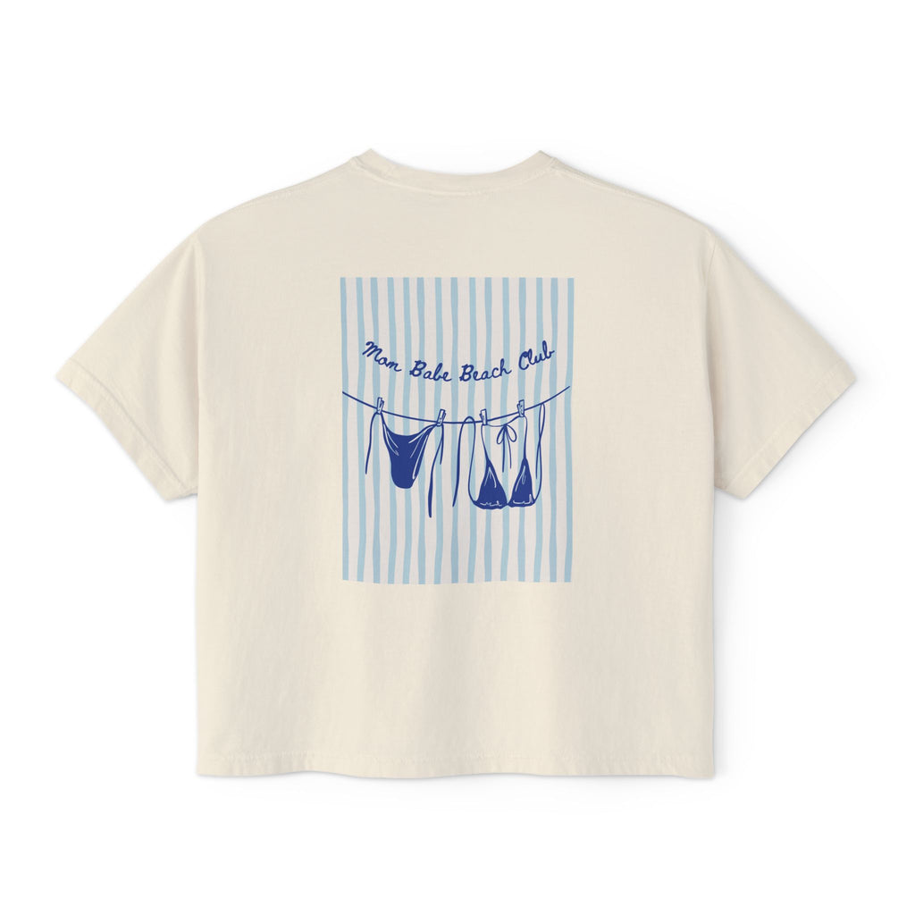 Mom Babe Beach Club - Bikini Graphic Tee