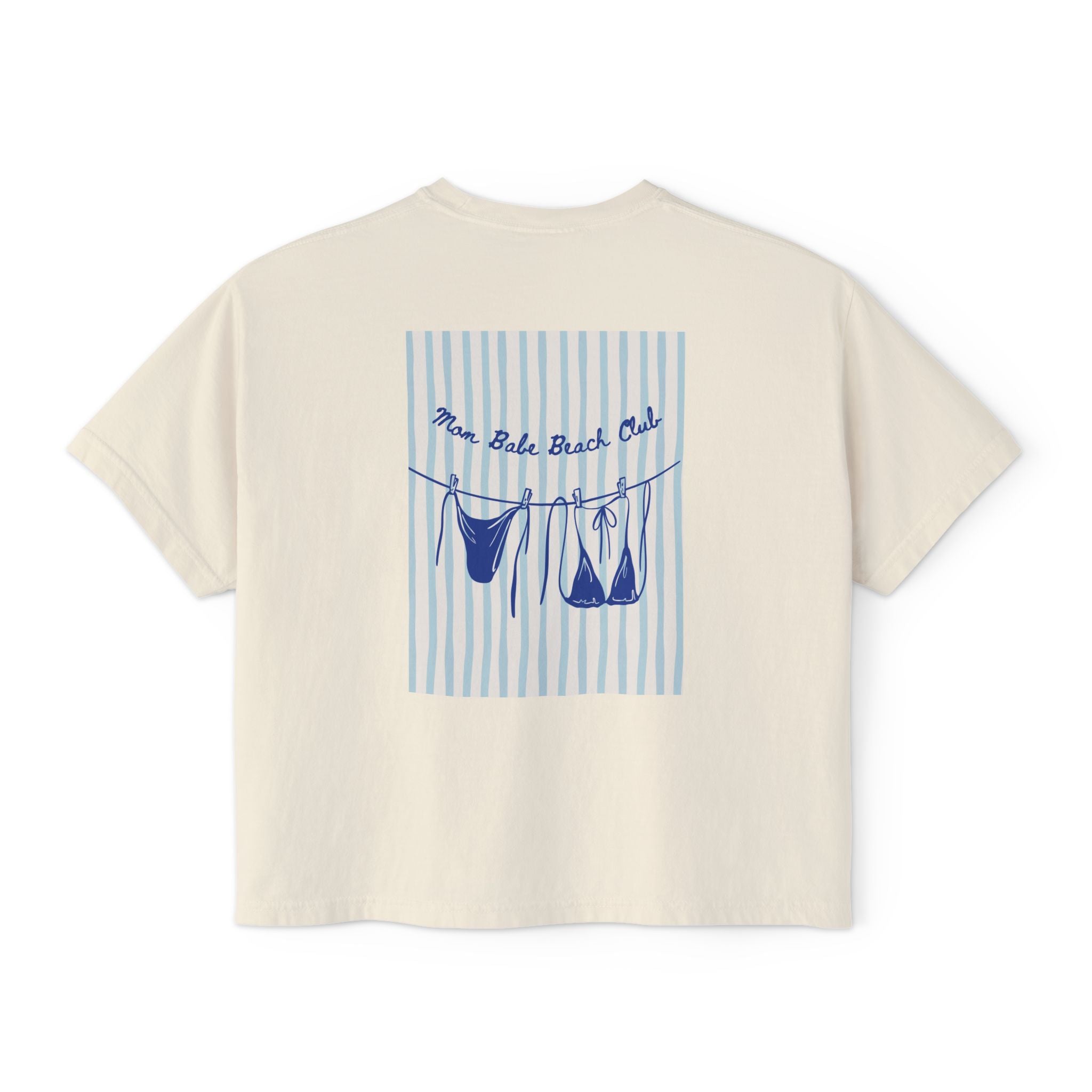 Mom Babe Beach Club - Bikini Graphic Tee