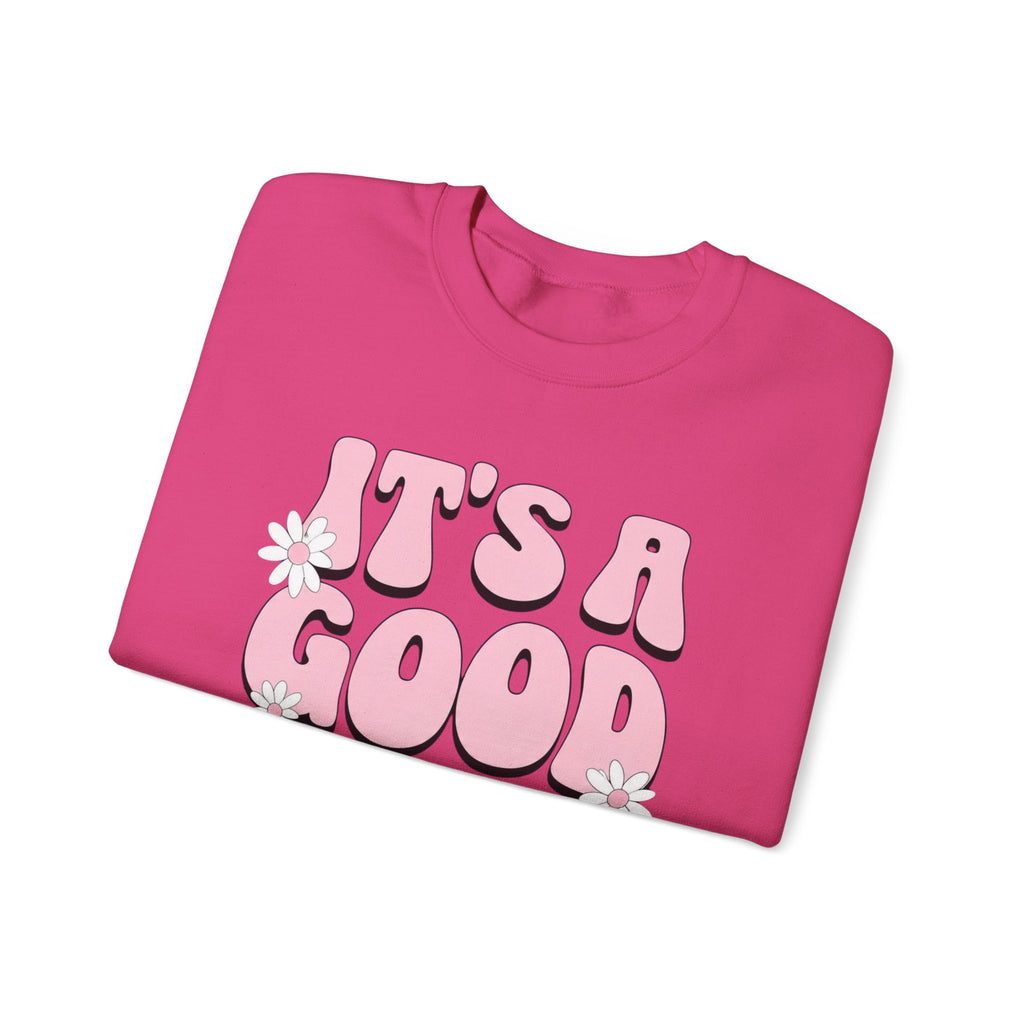 It's A Good Day To Be A Mom Babe - Floral Graphic Sweatshirt