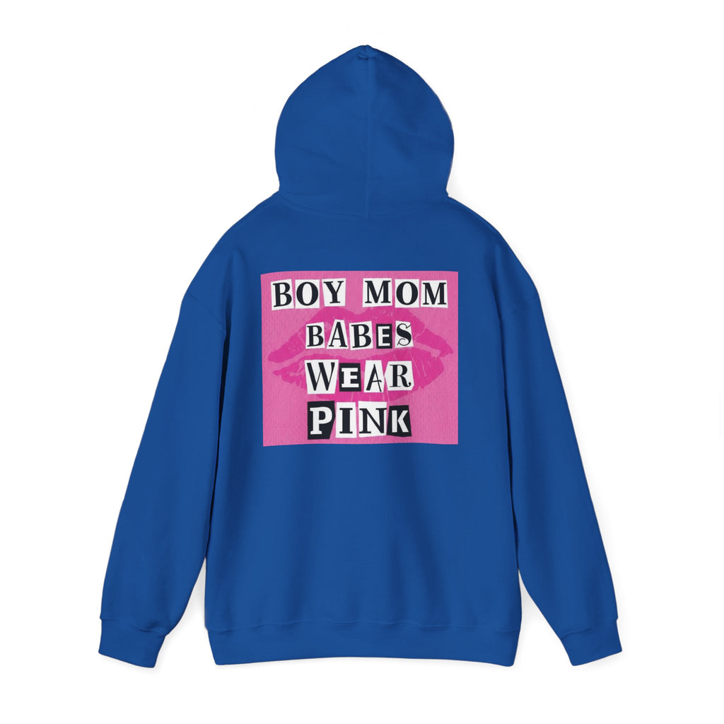 Boy Mom Babes Wear Pink - Graphic Hoodie