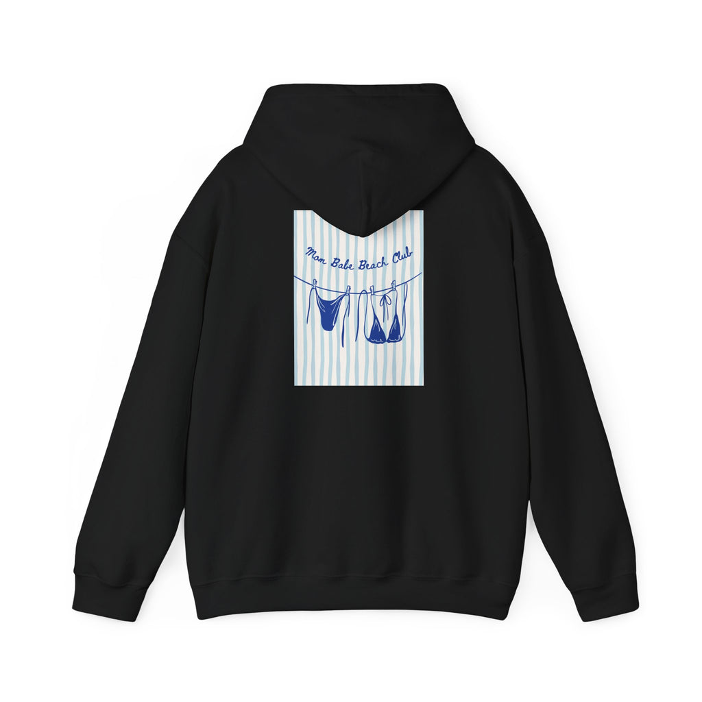 Mom Babe Beach Club - Bikini Graphic Hoodie