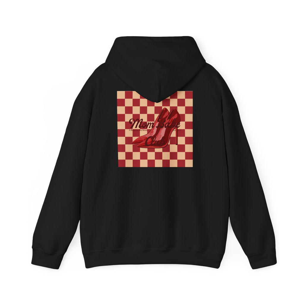 Mom Babe Club - For Hot Moms Heel Graphic Hoodie