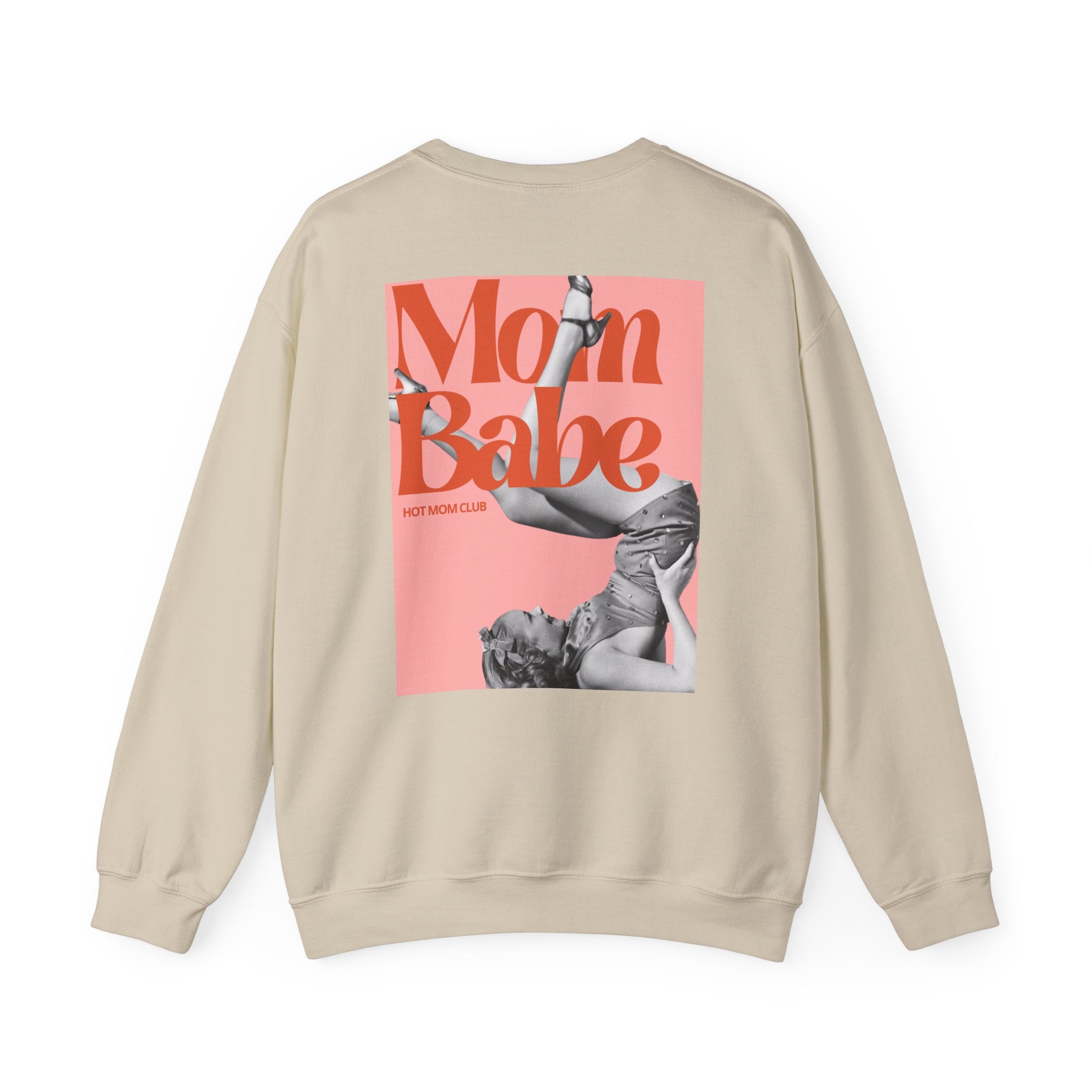 Mom Babe Hot Mom Club - Vintage Graphic Sweatshirt