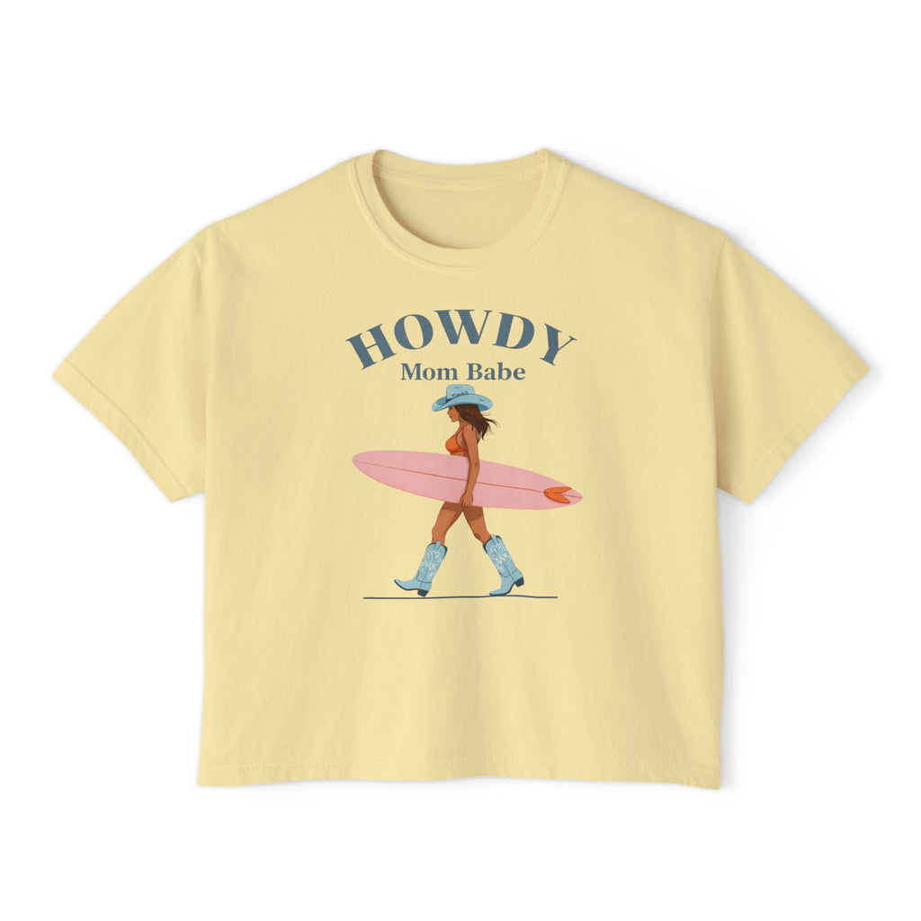 Howdy Mom Babe  — Surf Girl Graphic Tee