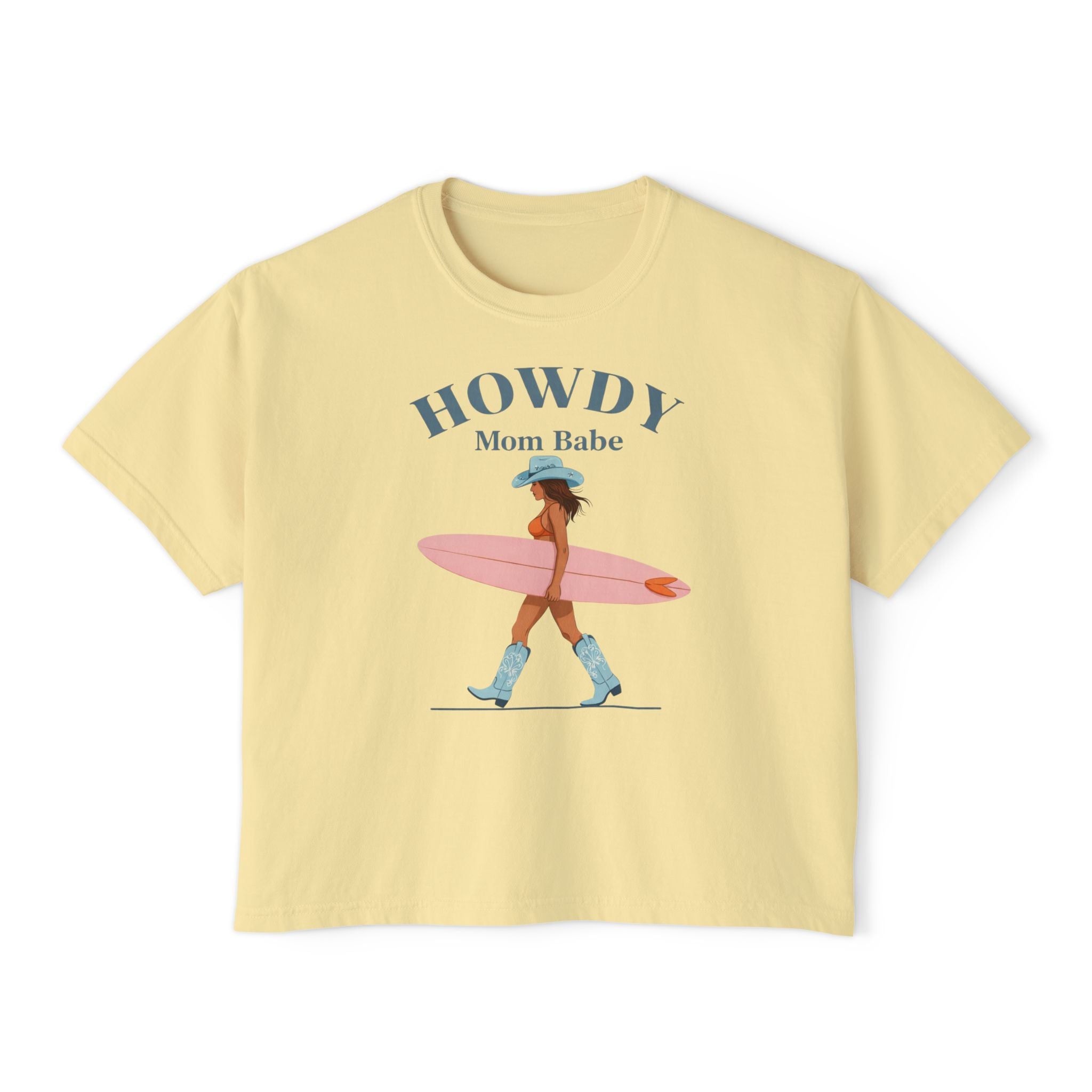 Howdy Mom Babe  — Surf Girl Graphic Tee