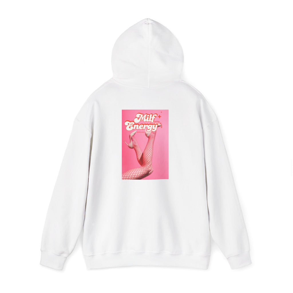 MILF Energy Mom Babe — Fishnet Graphic Hoodie