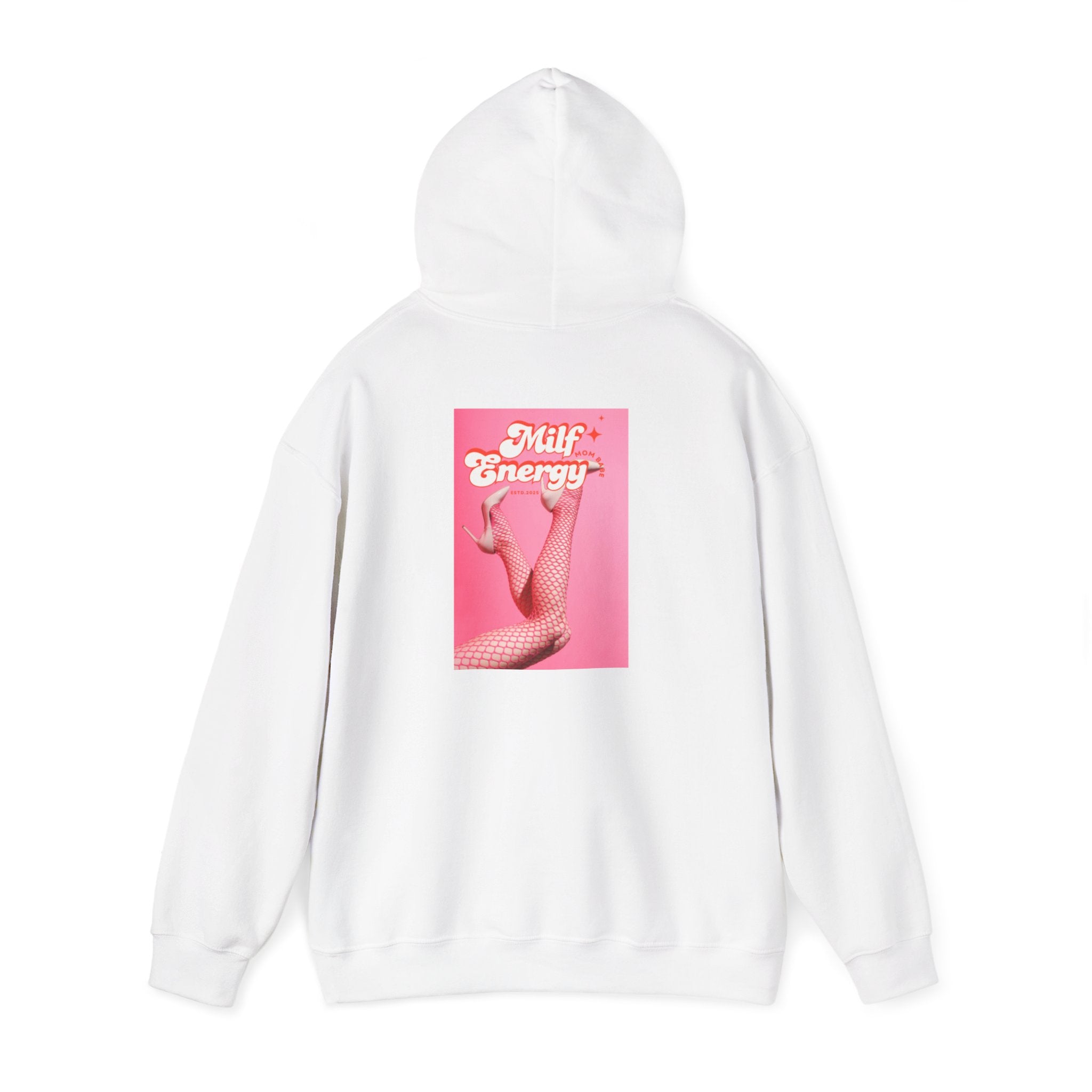 MILF Energy Mom Babe — Fishnet Graphic Hoodie
