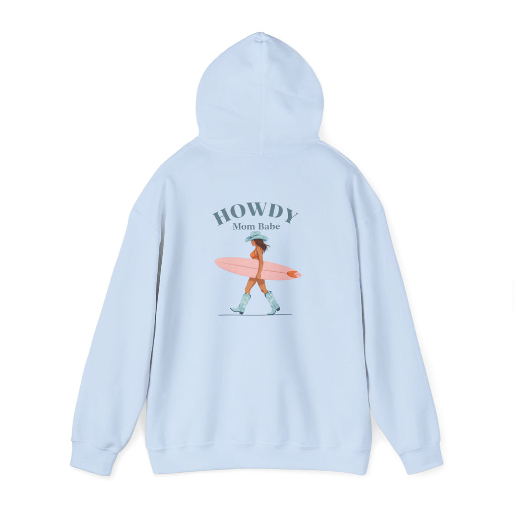 Howdy Mom Babe — Surf Girl Graphic Hoodie