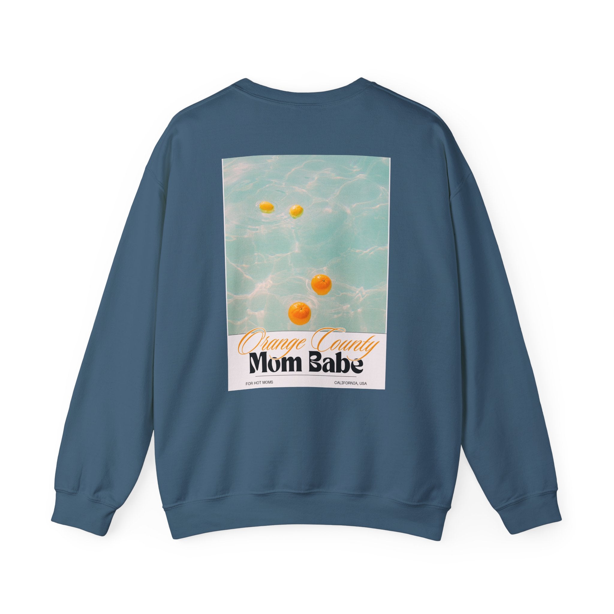 Orange County Mom Babe - Pool Graphic Sweatshirt