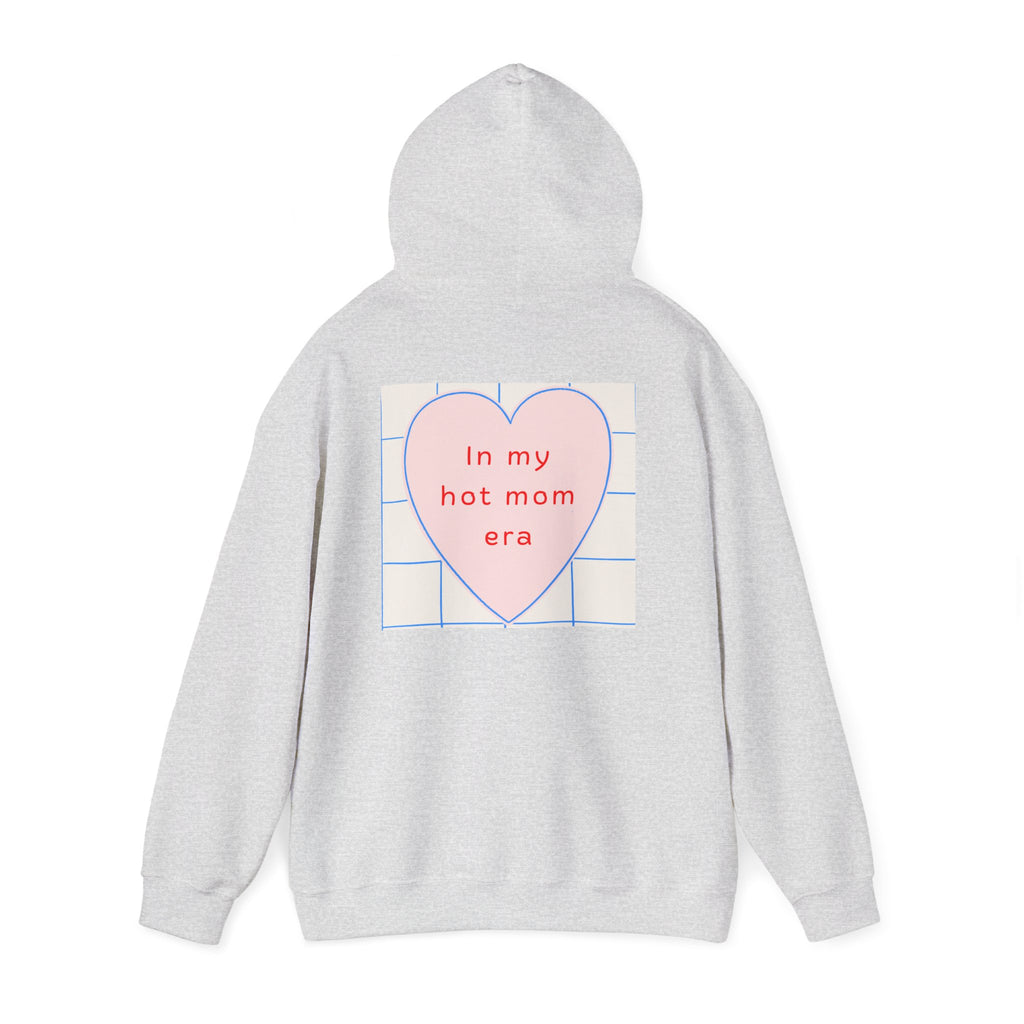 In My Hot Mom Era - Heart Graphic Hoodie