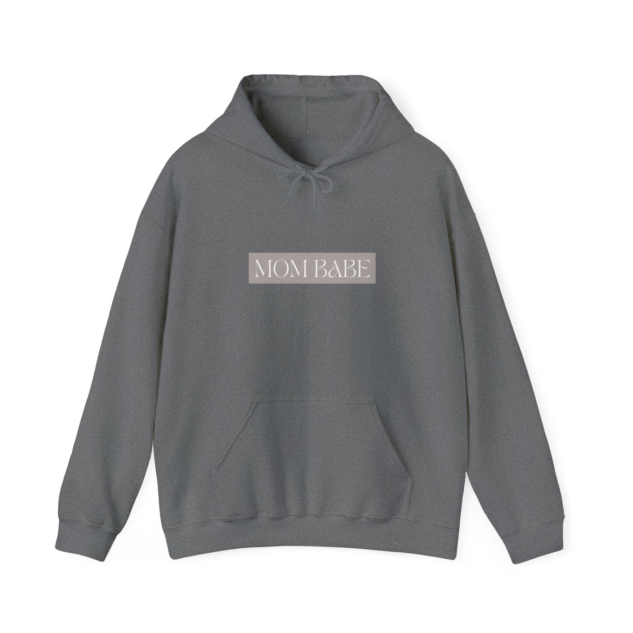 Pilates Mom Babe Club — Workout Graphic Hoodie (White Print)