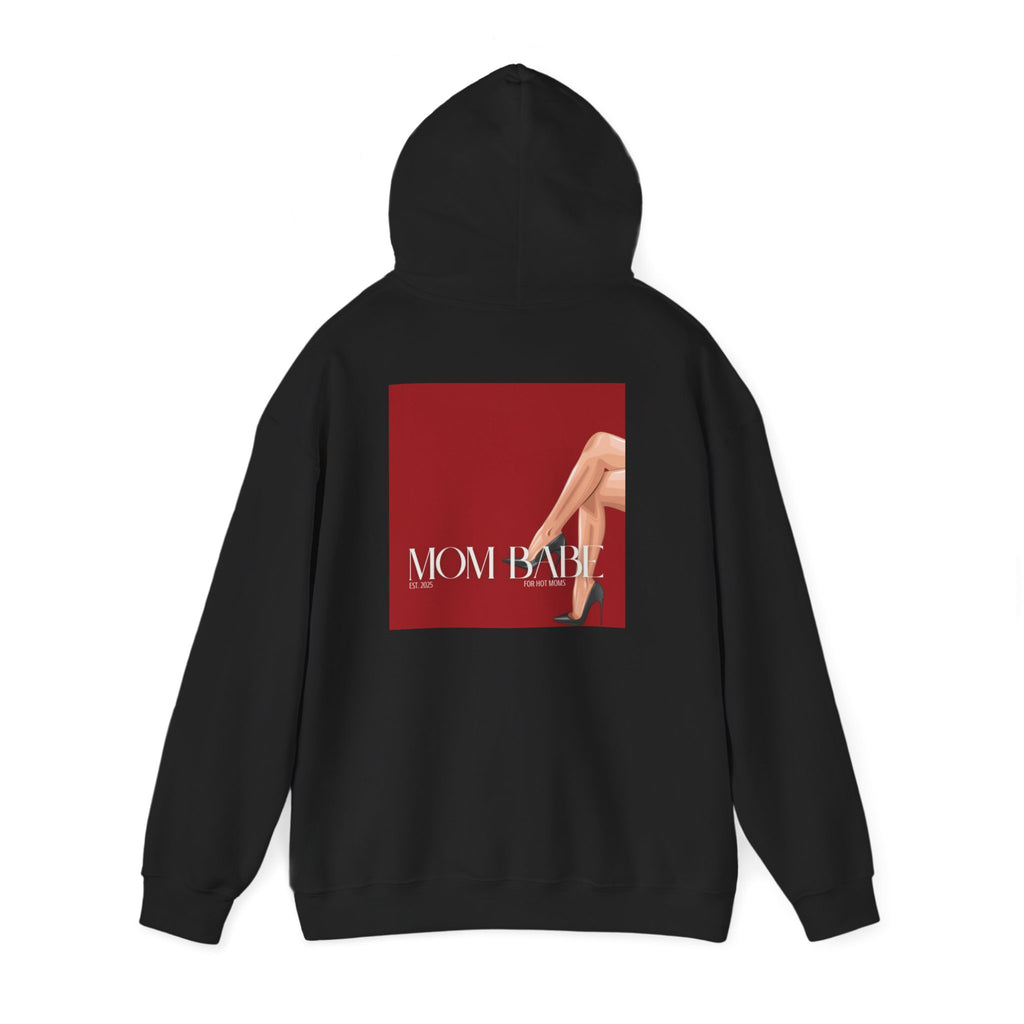 Mom Babe For Hot Moms - Black Heels Graphic Hoodie