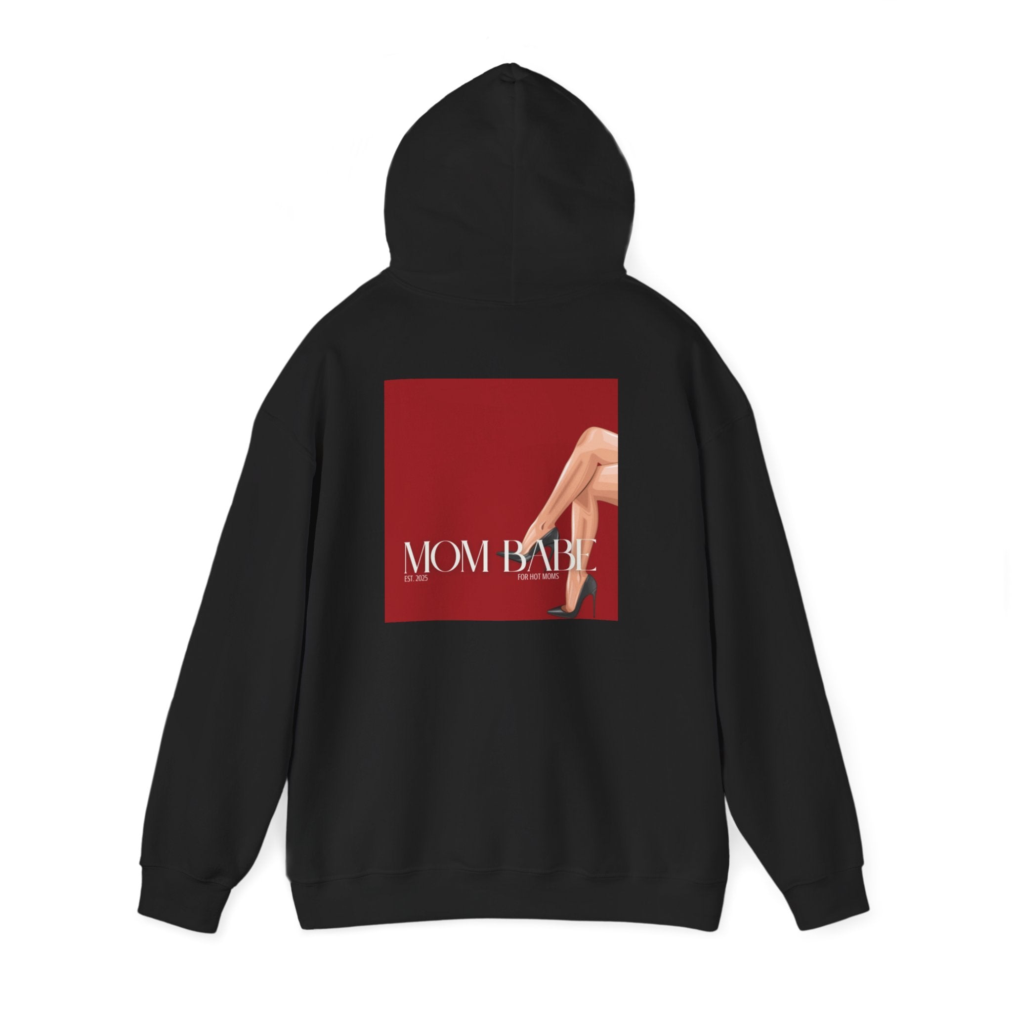 Mom Babe For Hot Moms - Black Heels Graphic Hoodie