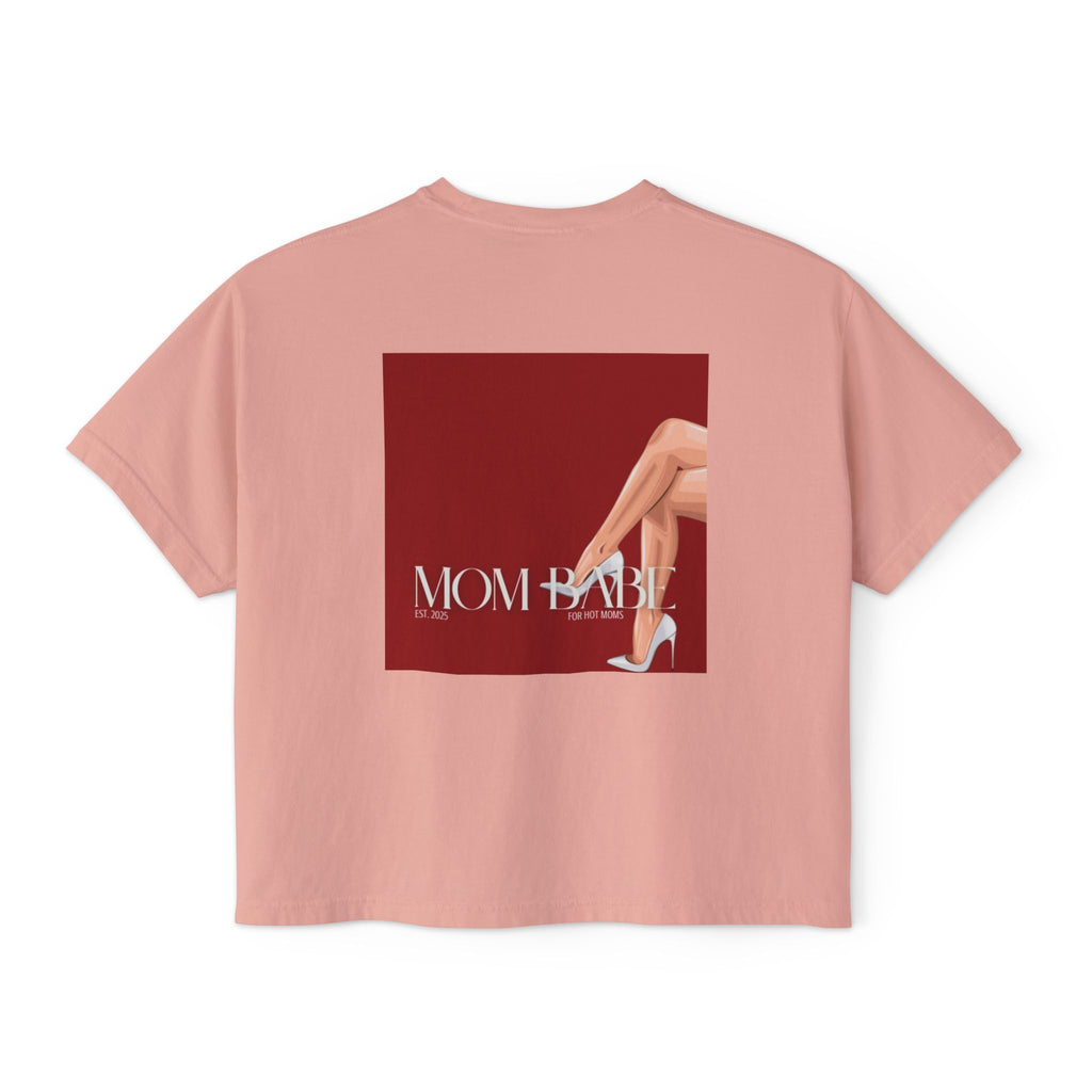 Mom Babe For Hot Moms - White Heels Graphic Tee