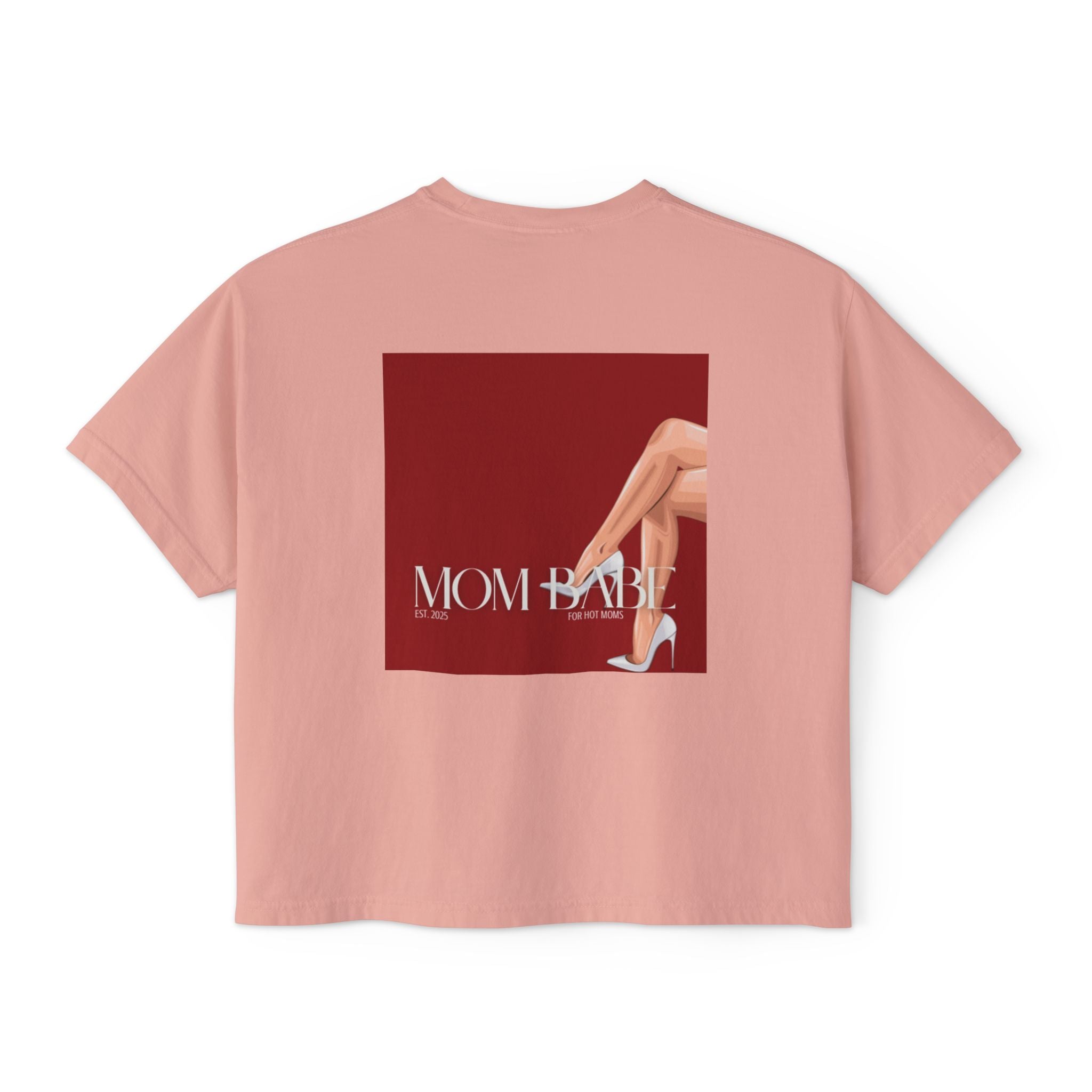 Mom Babe For Hot Moms - White Heels Graphic Tee