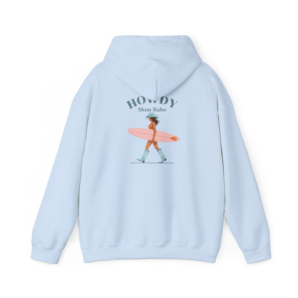 Howdy Mom Babe — Surf Girl Graphic Hoodie