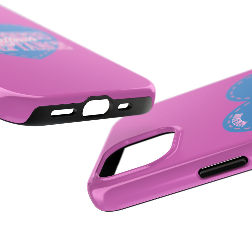 Autism Awareness and Acceptance — Stitched Heart Phone Case