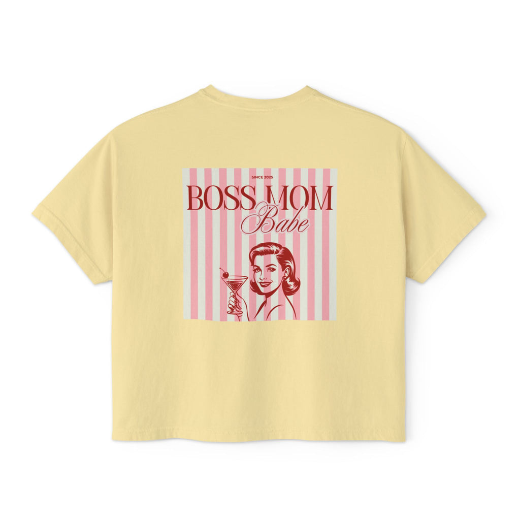Boss Mom Babe — Vintage Retro Graphic Tee