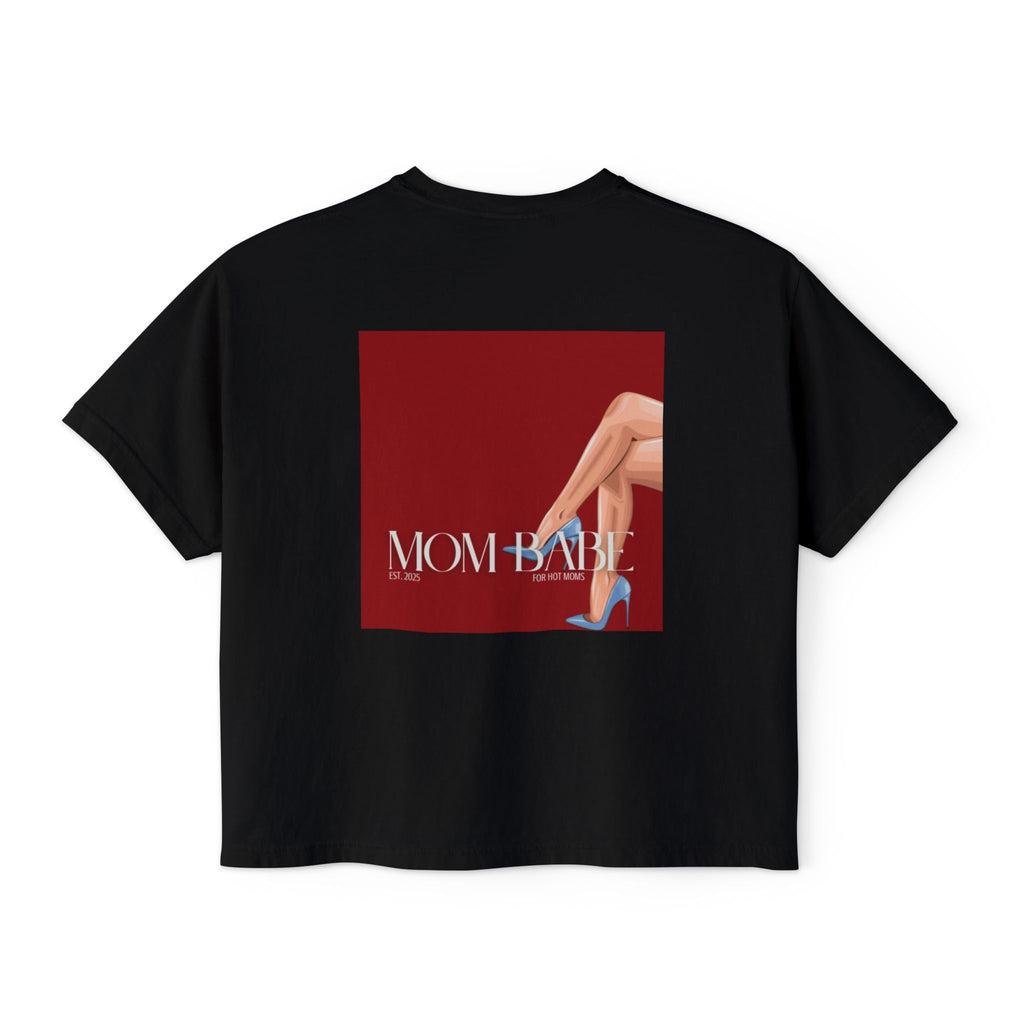 Mom Babe For Hot Moms - Blue Heels Graphic Tee