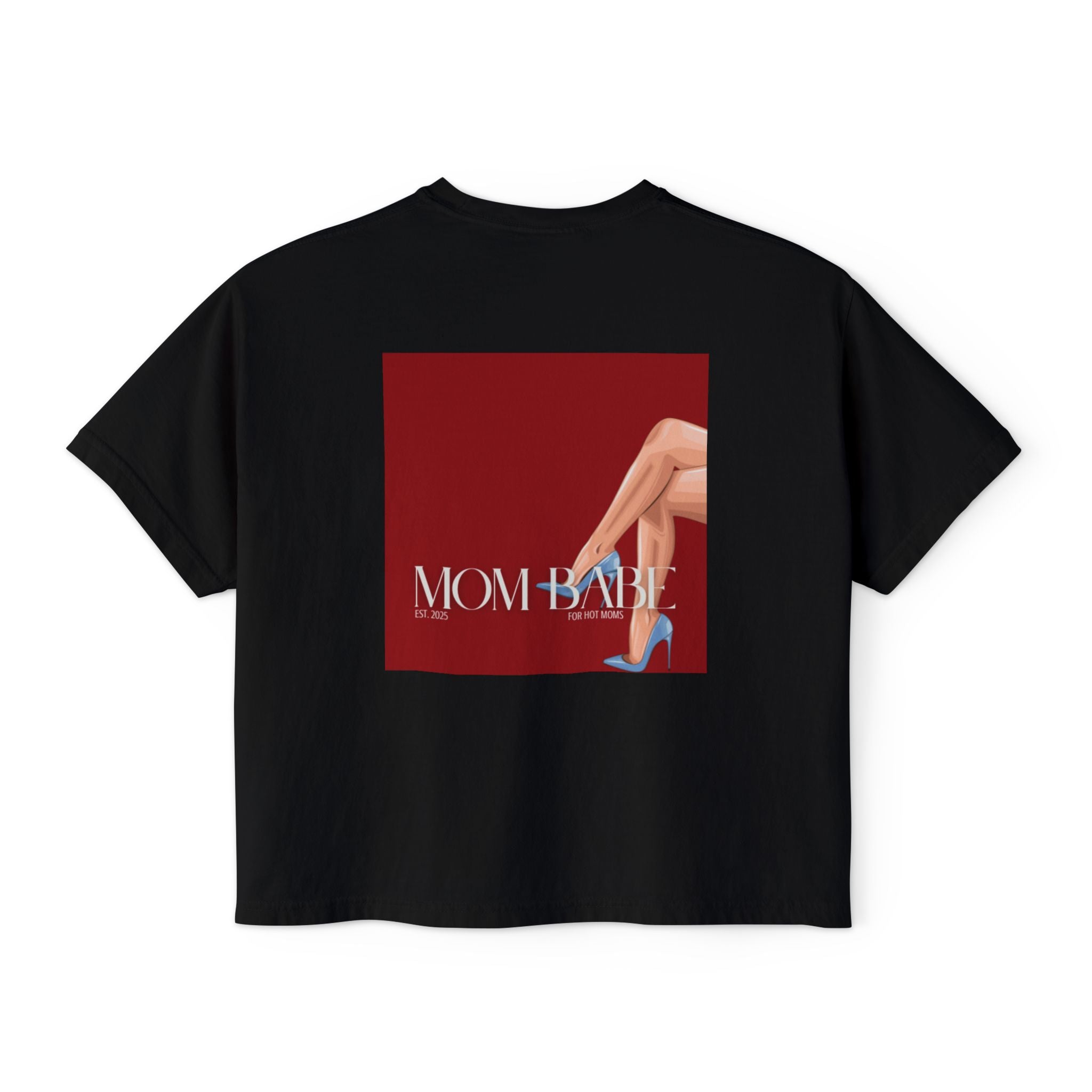 Mom Babe For Hot Moms - Blue Heels Graphic Tee