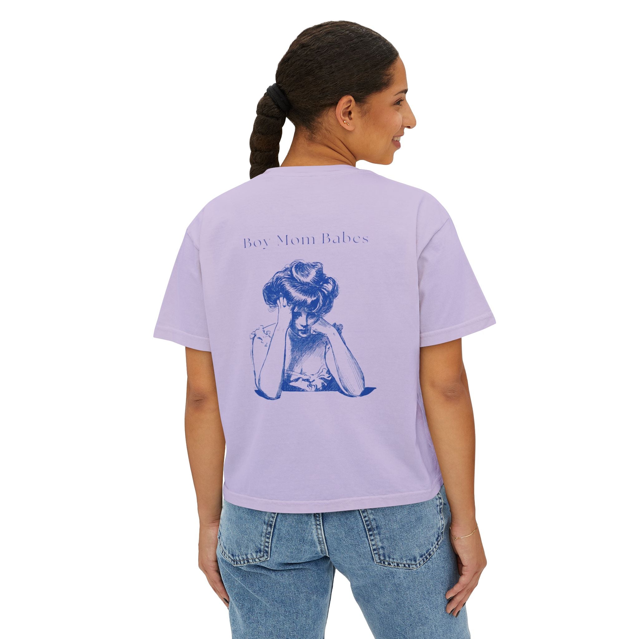 Boy Mom Babe - Vintage Graphic Tee