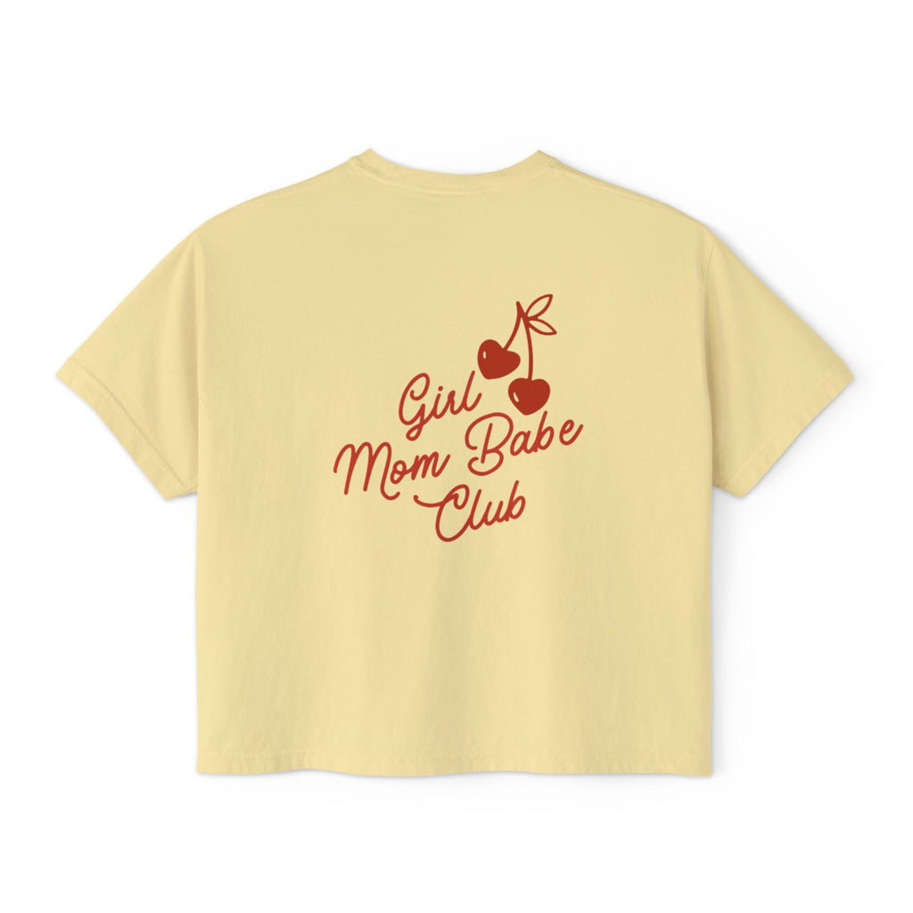 Girl Mom Babe Club - Cherry Graphic Tee