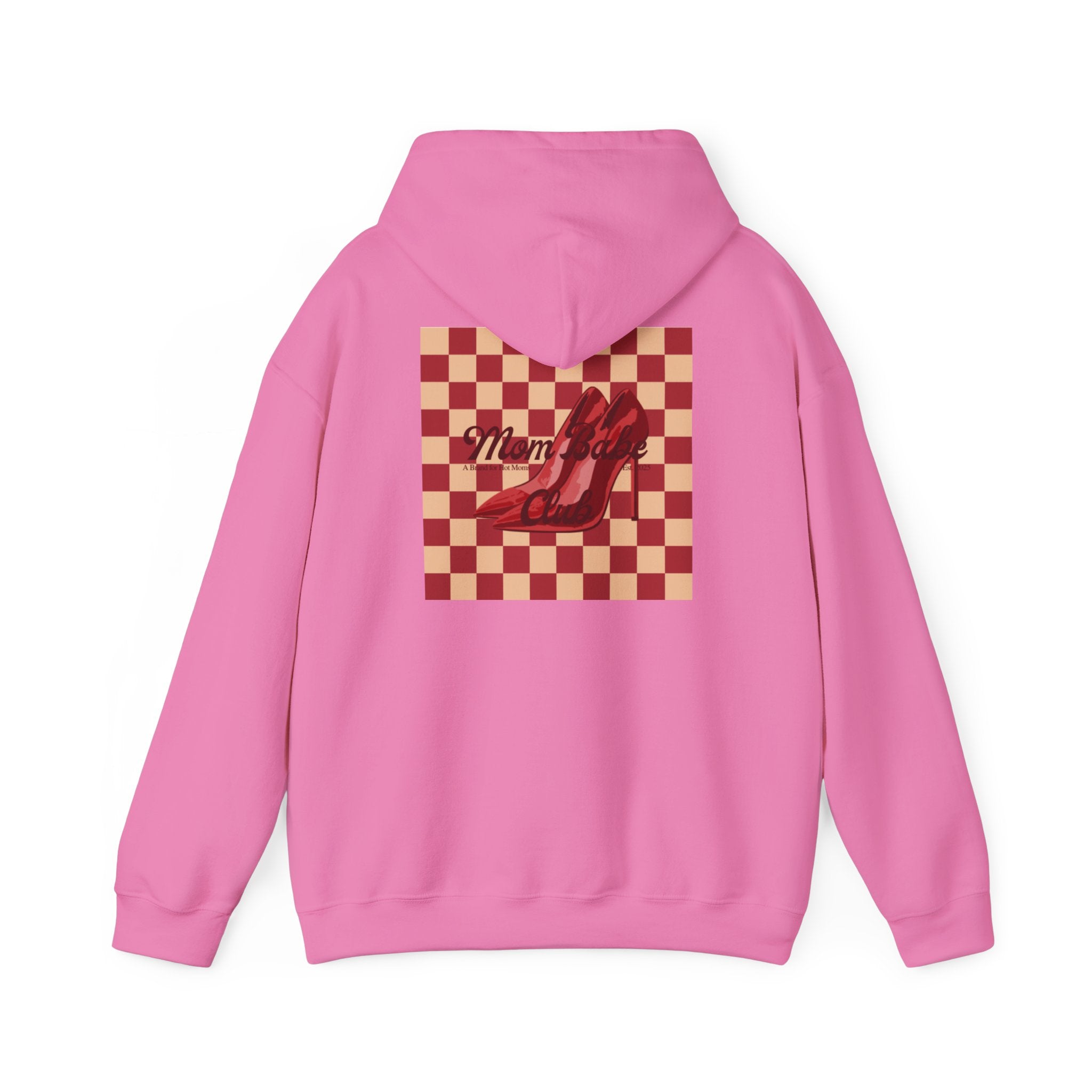 Mom Babe Club - For Hot Moms Heel Graphic Hoodie