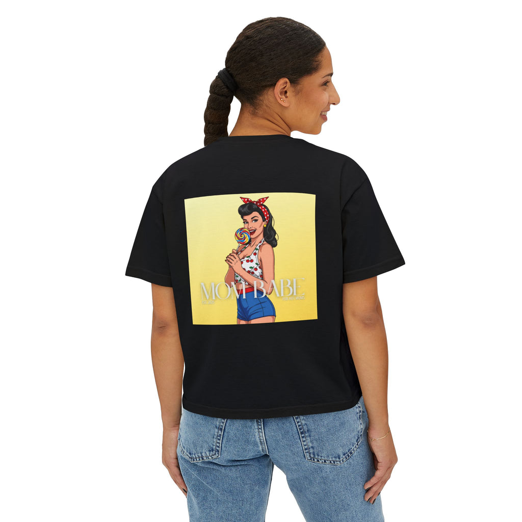Mom Babe - For Hot Moms Pinup Graphic Tee