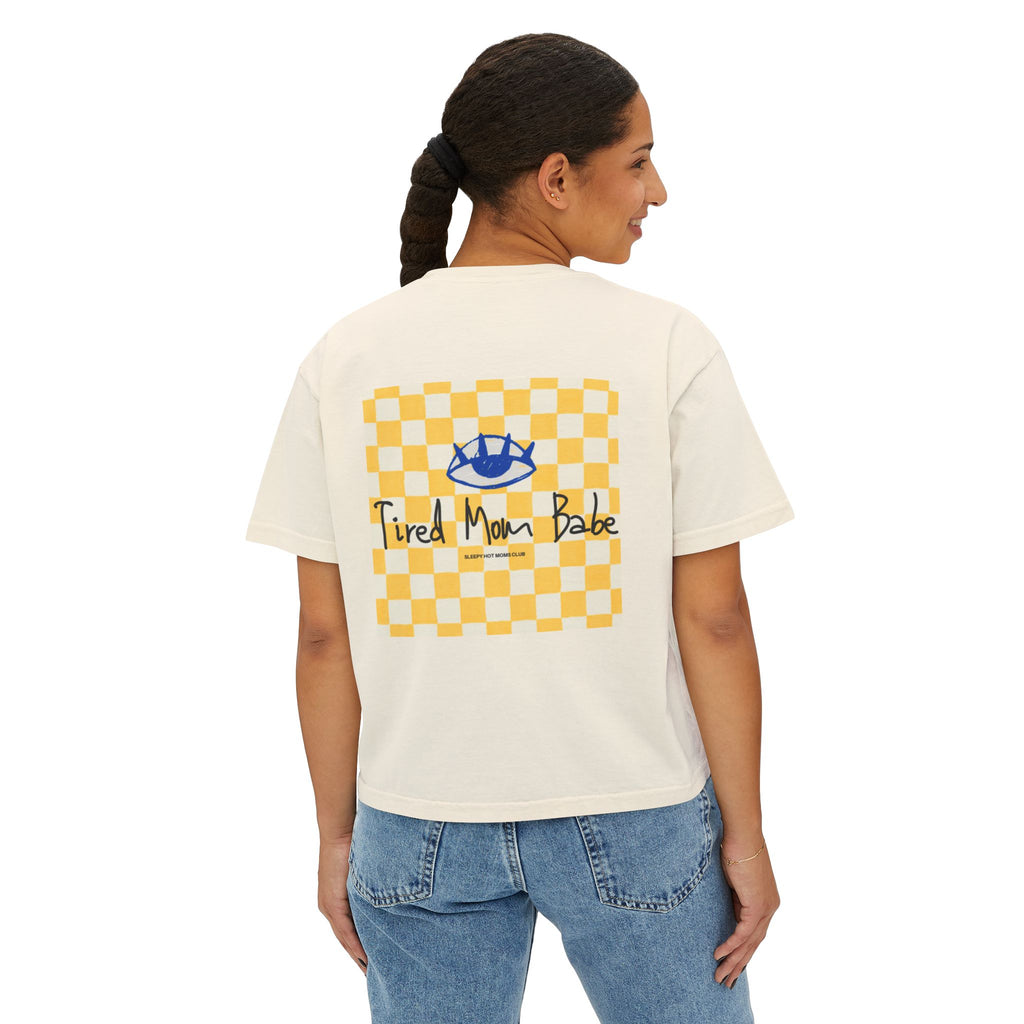 Tired Mom Babe - Eye Graphic Tee