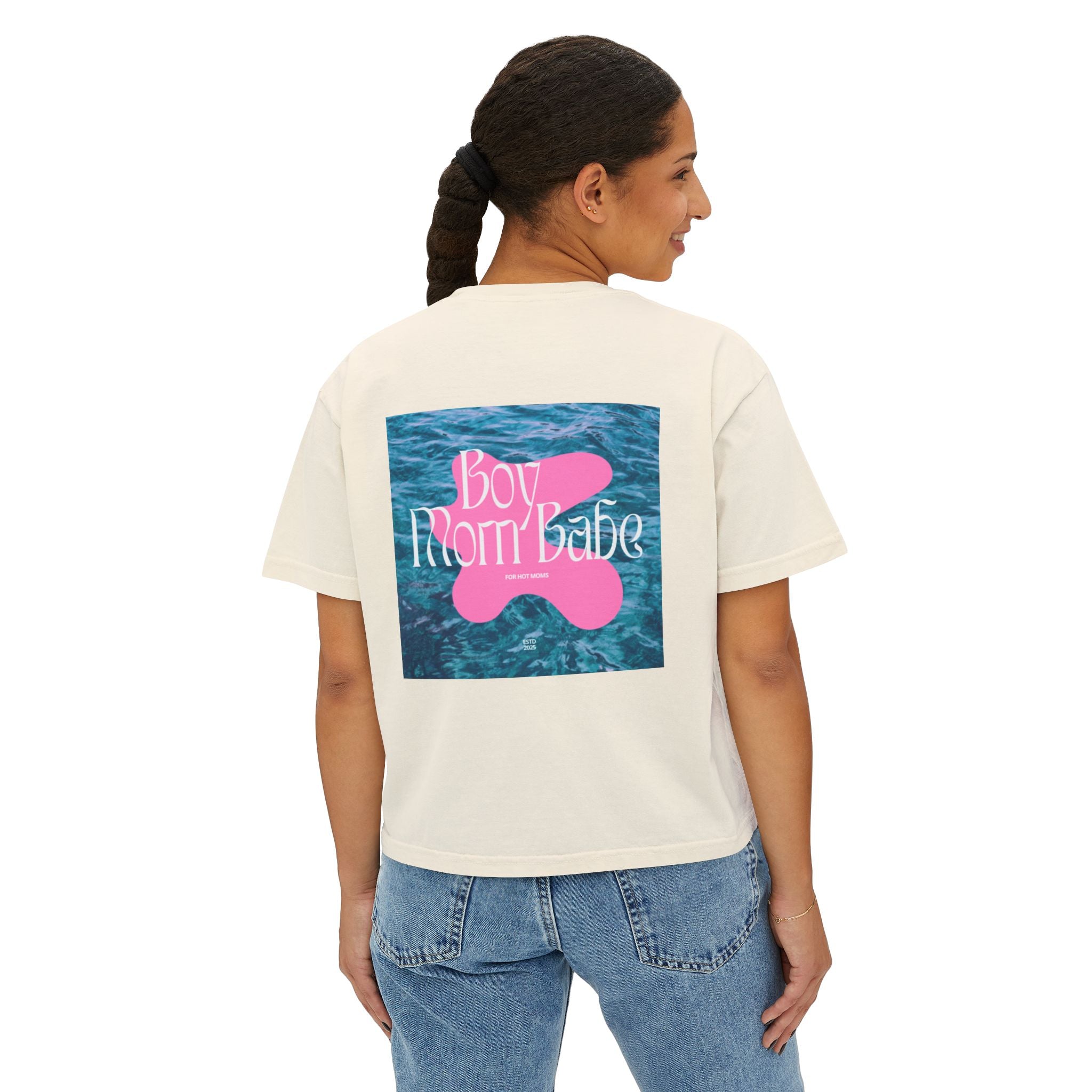 Boy Mom Babe — Water Graphic Tee