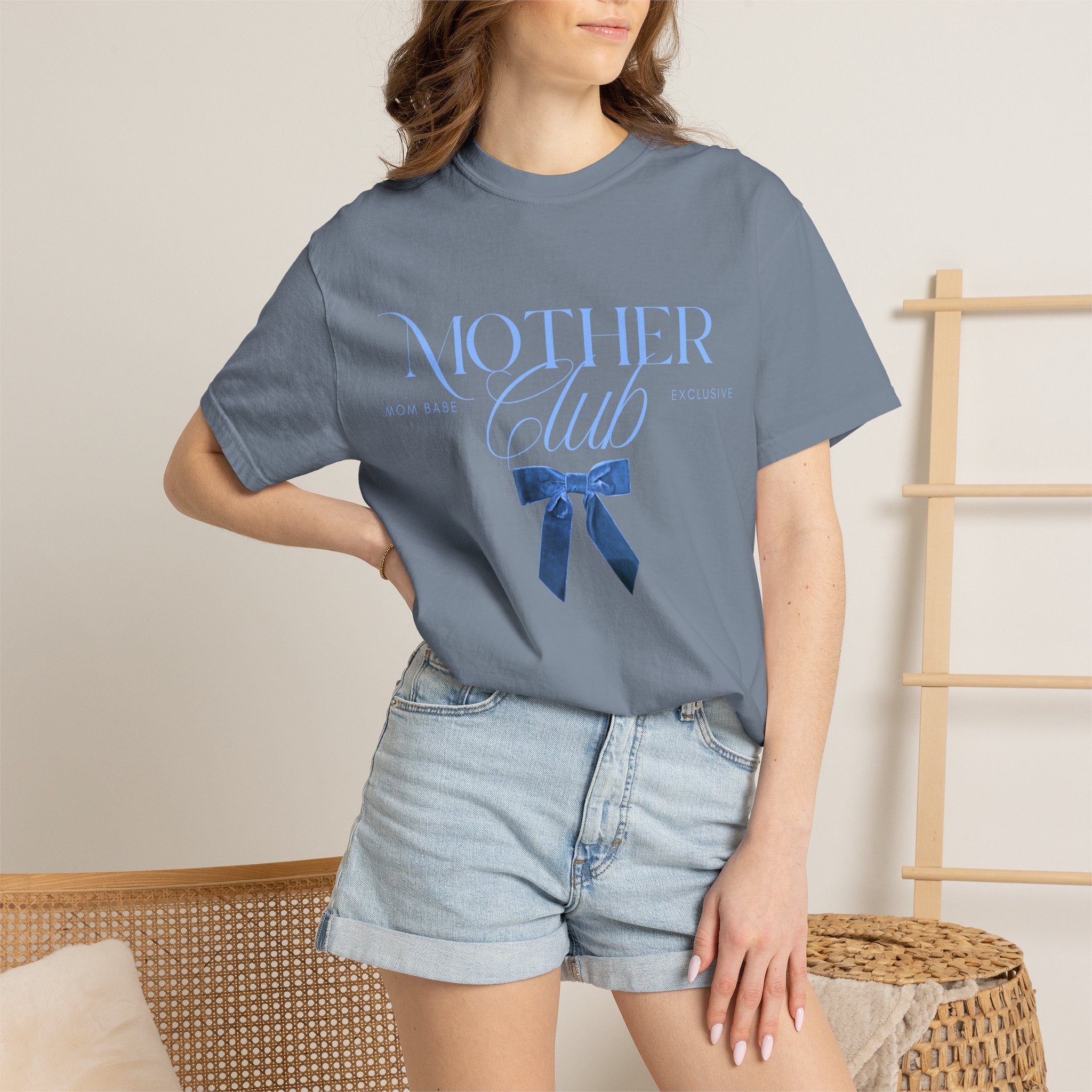 Mother Club Mom Babe Exclusive Tee - Blue