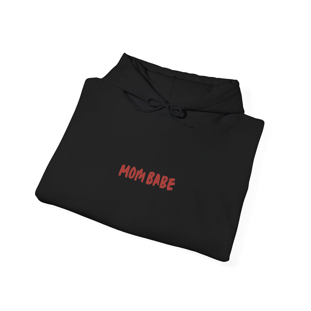 All Mom Babes Need - Graphic Check Hoodie