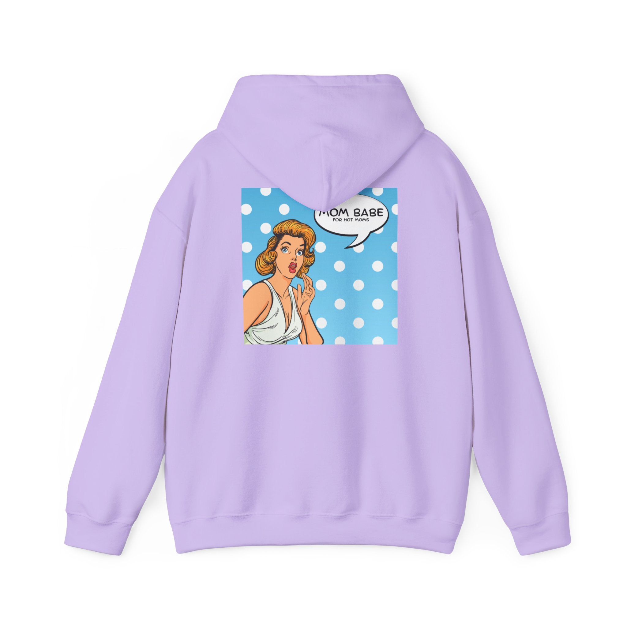 Mom Babe For Hot Moms - Retro Pop Art Graphic Hoodie