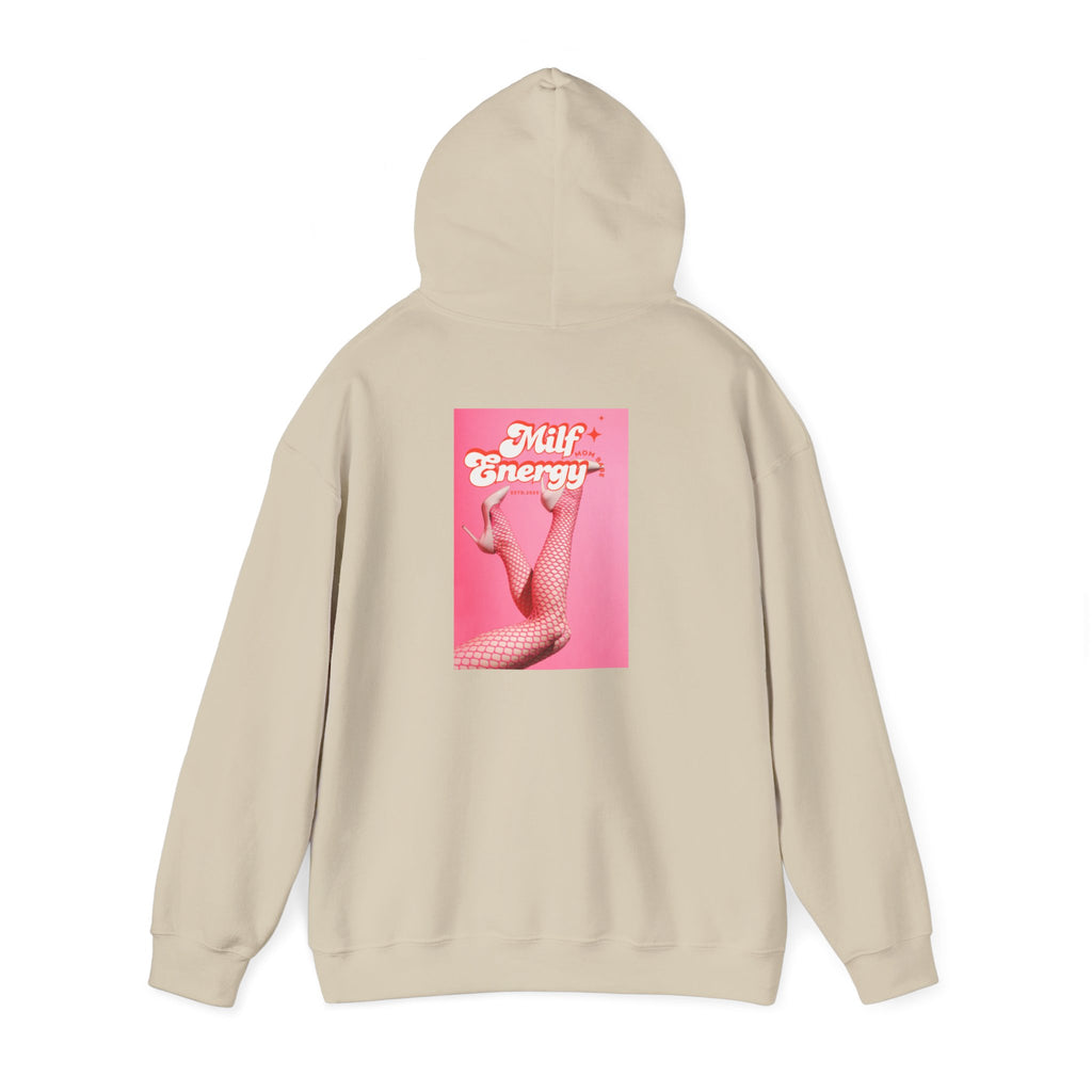 MILF Energy Mom Babe — Fishnet Graphic Hoodie