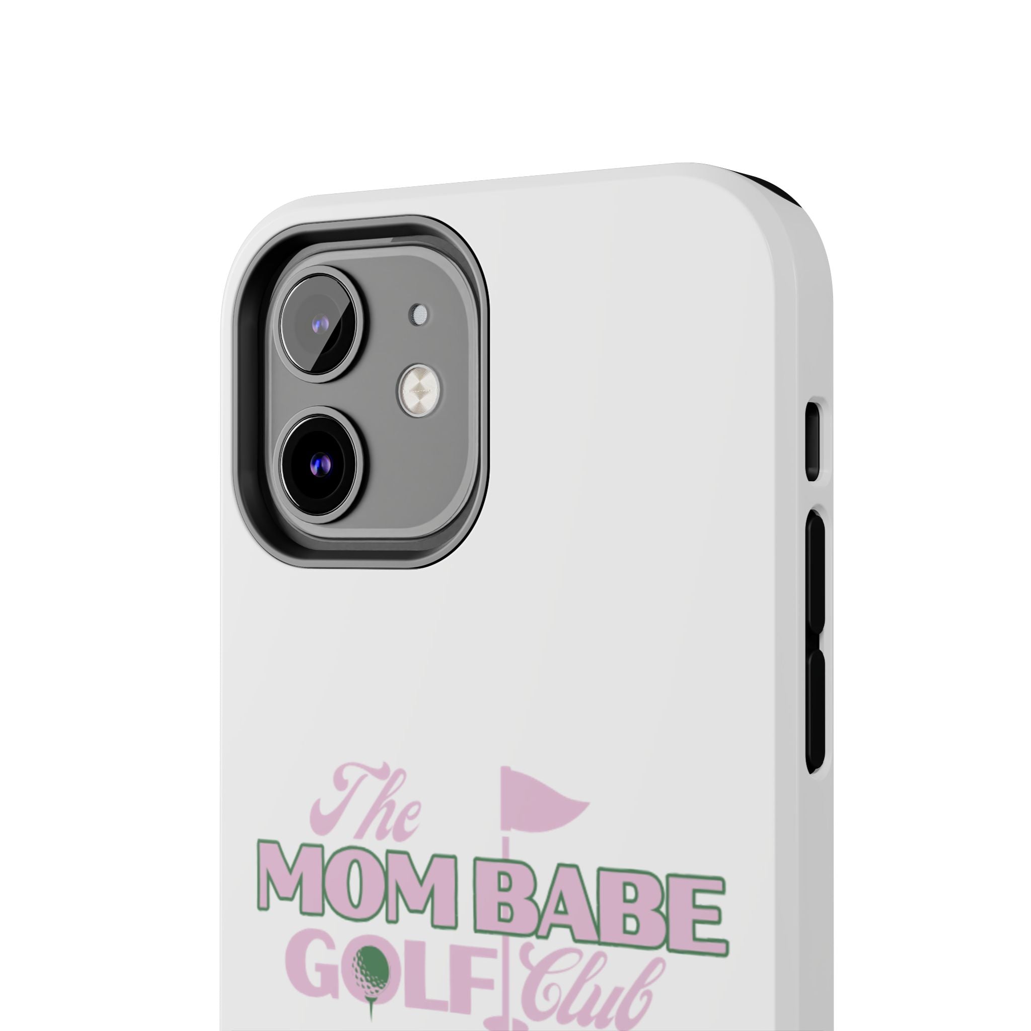 The Mom Babe Golf Club - Pink Vintage Golf Tough Phone Case