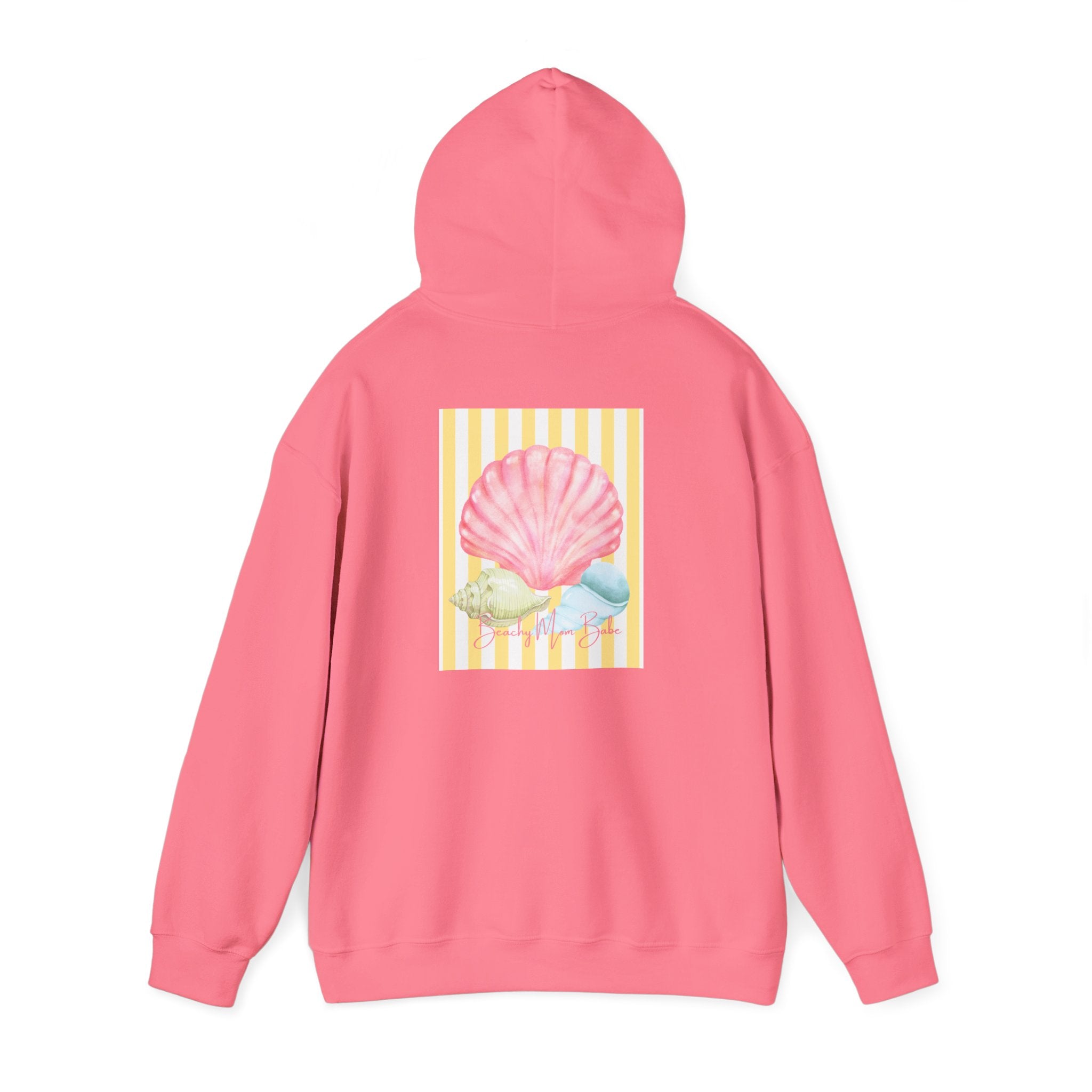 Beach Mom Babe - Pastel Shell Graphic Hoodie