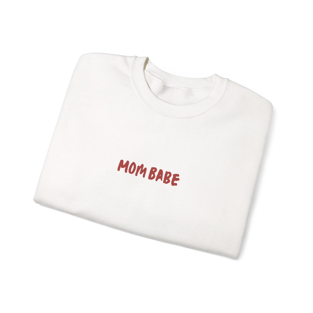 All Mom Babes Need - Graphic Check Sweatshirt