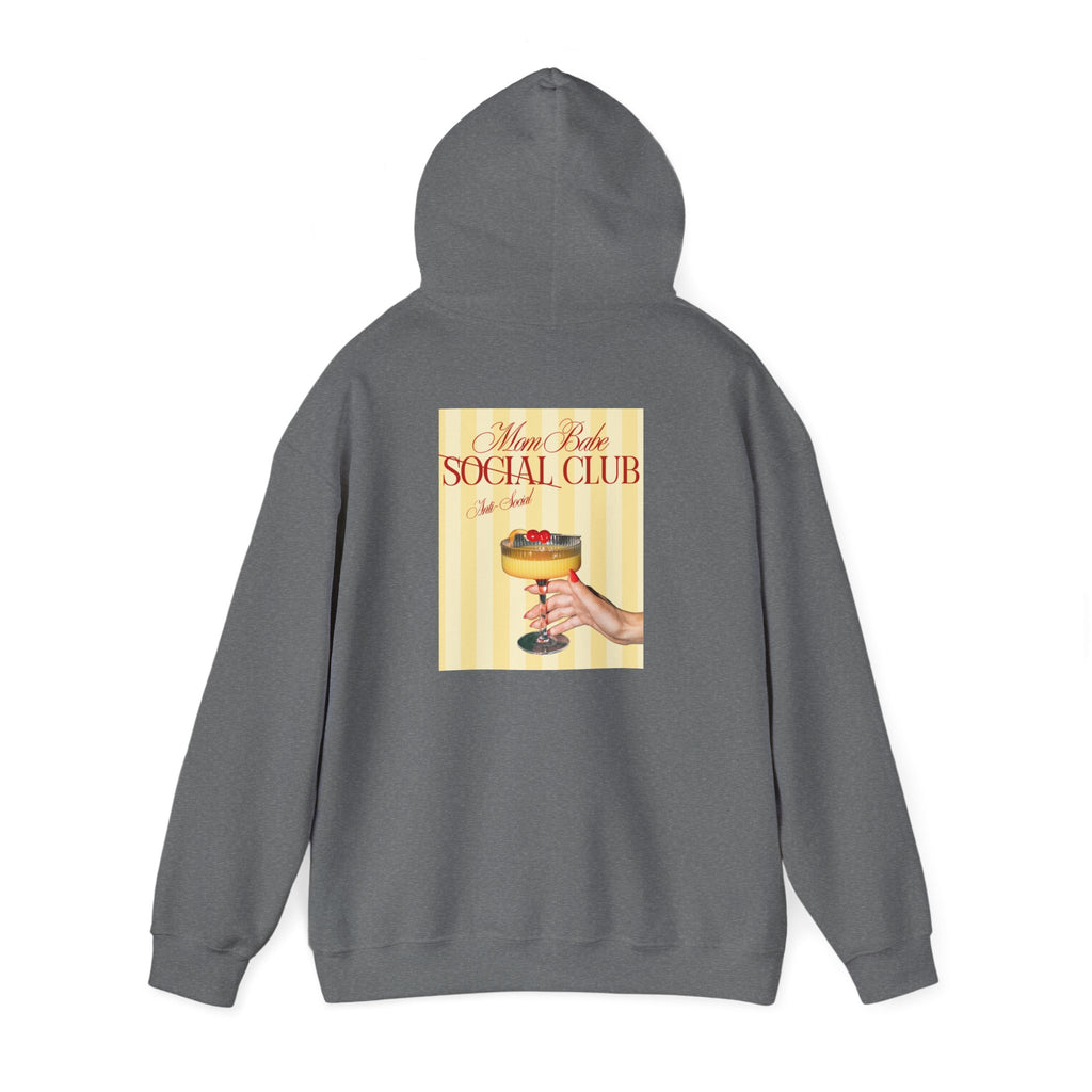 Mom Babe Anti-Social Club - Cocktail Graphic Hoodie