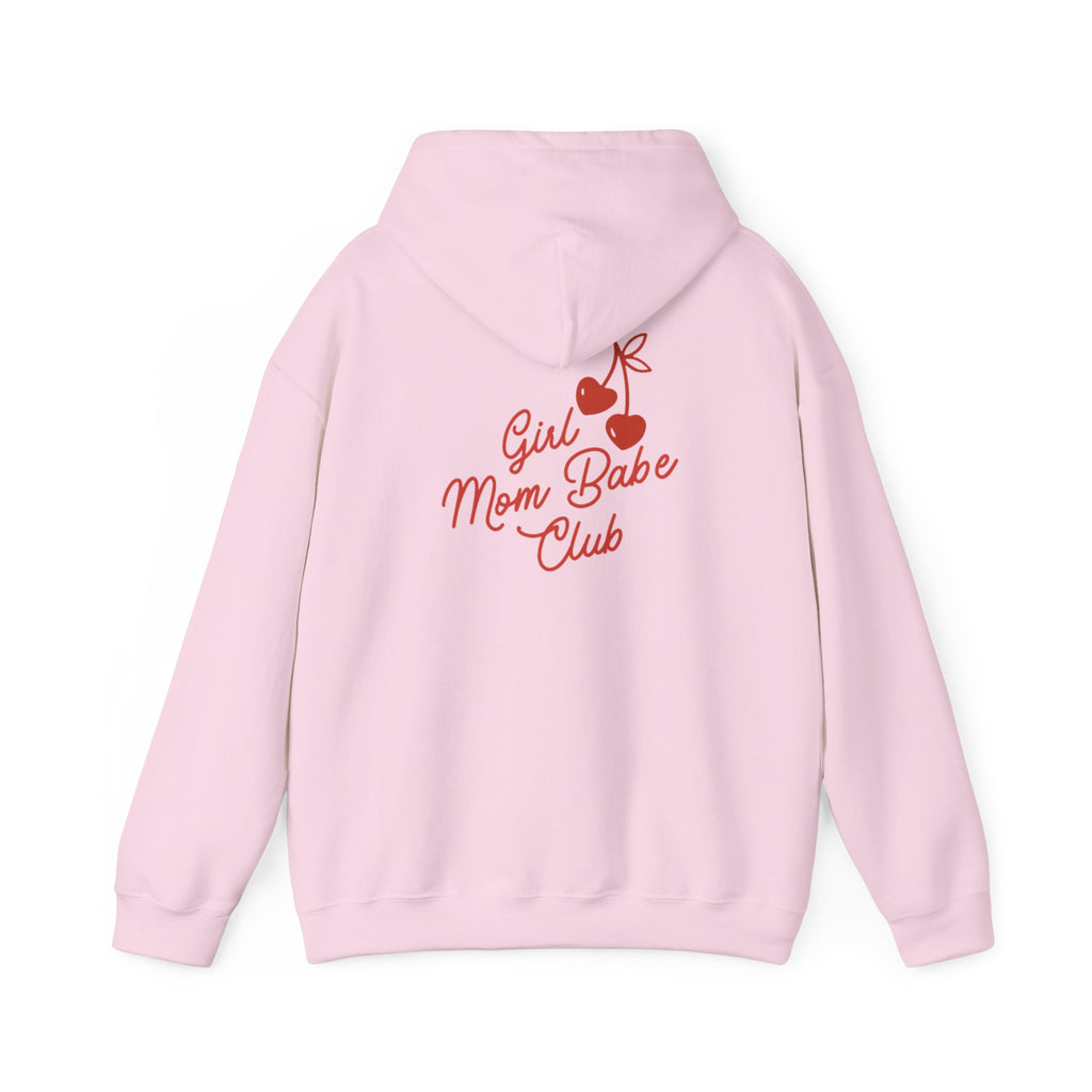 Girl Mom Babe Club - Cherry Graphic Hoodie